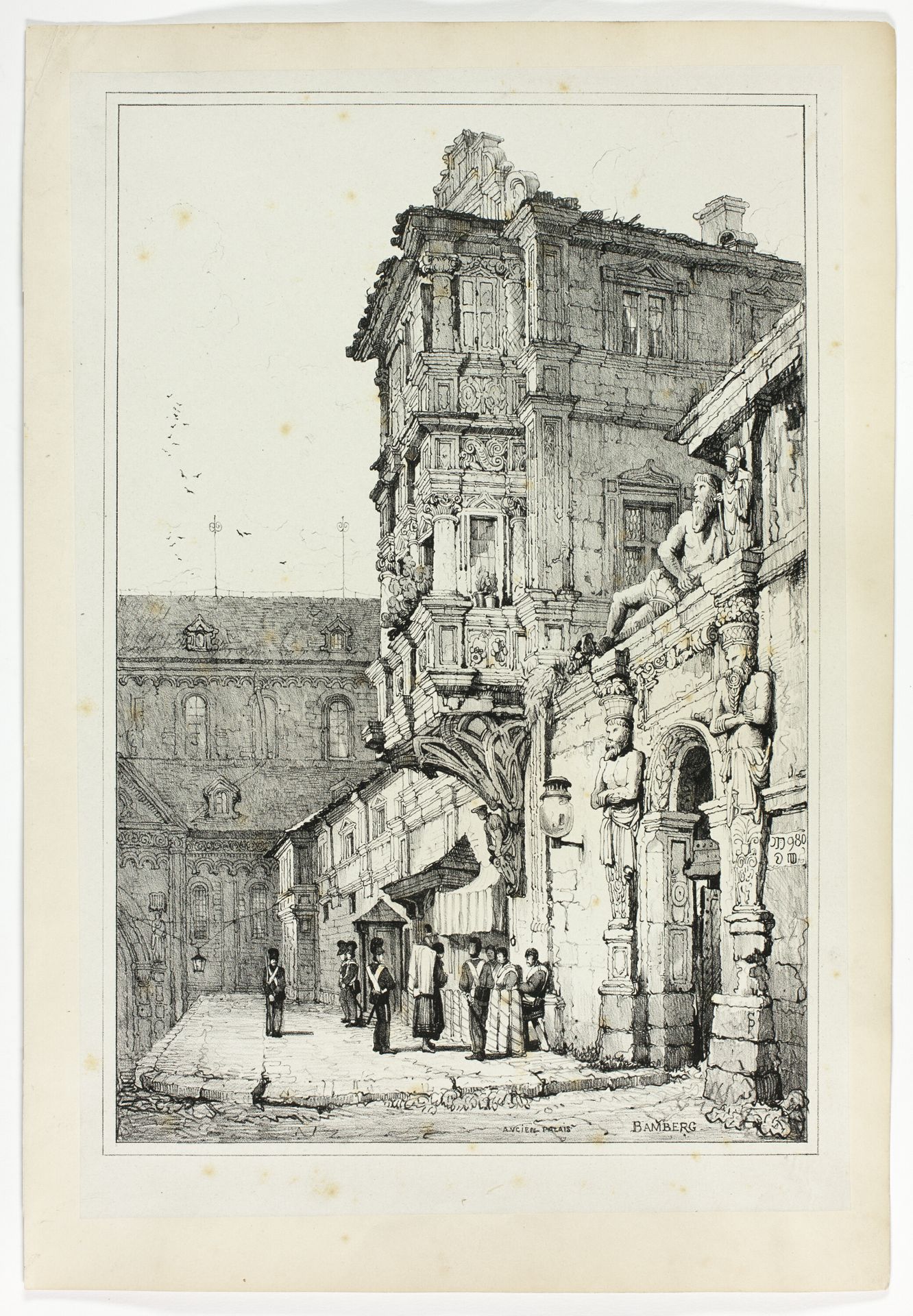 Ancien palais, Bamberg by Samuel Prout