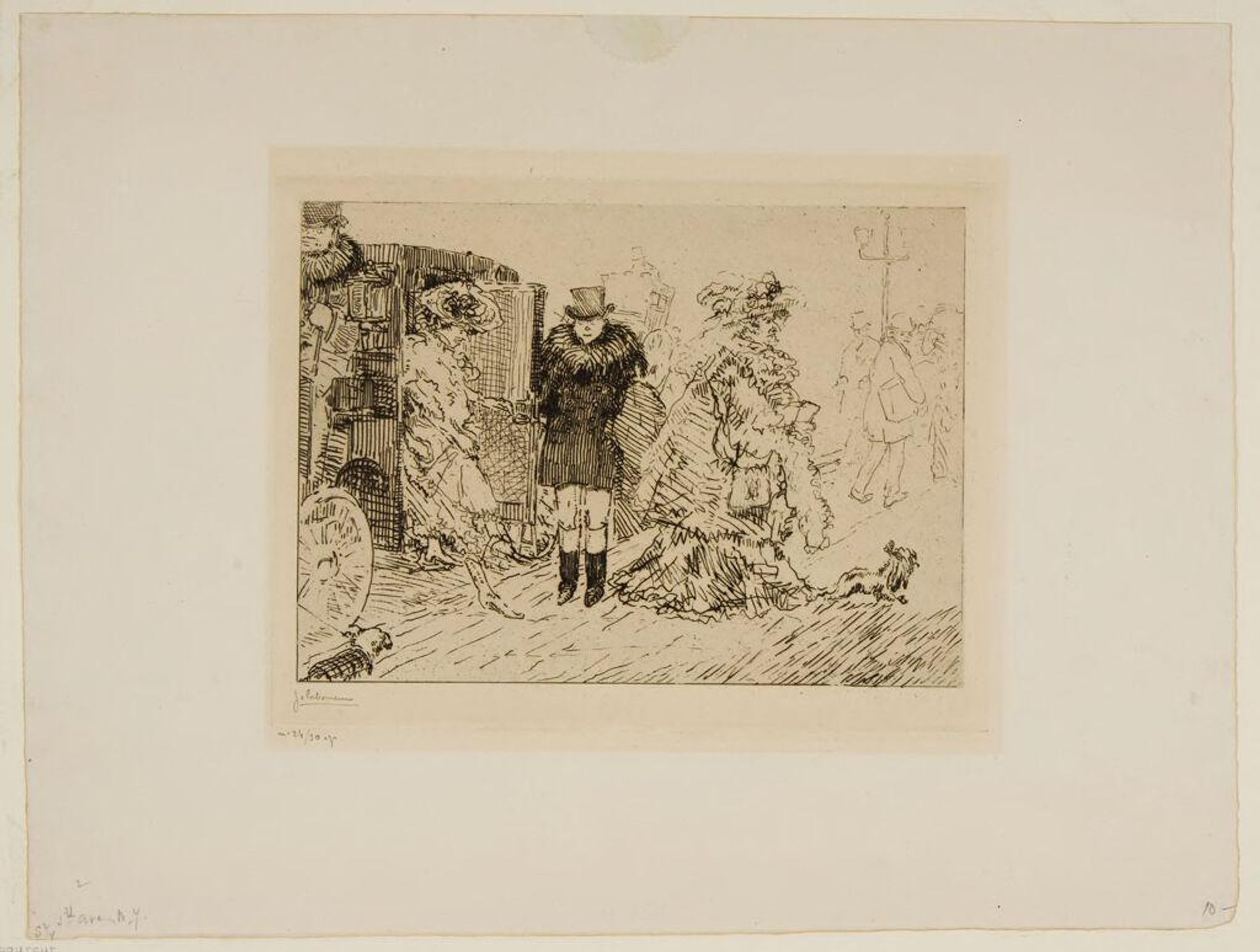 Afternoon, Fifth Ave., New York by Jean Ãmile Laboureur