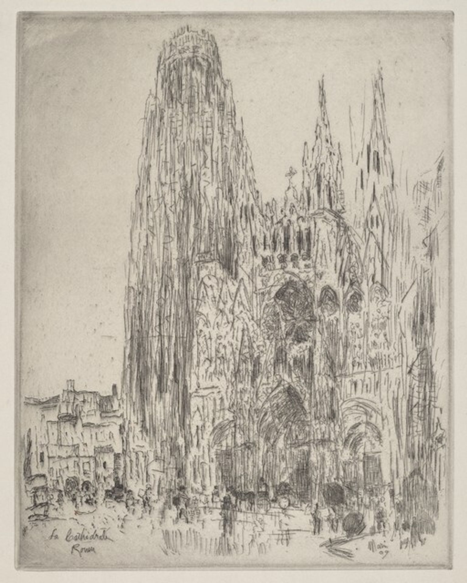 Cathedral, Rouen by John Marin