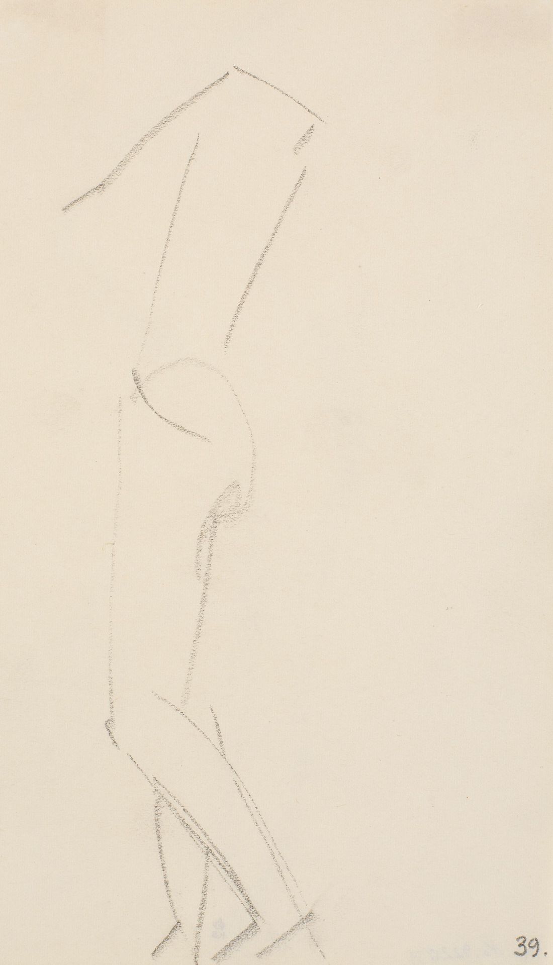 Stående model by Karl Isakson