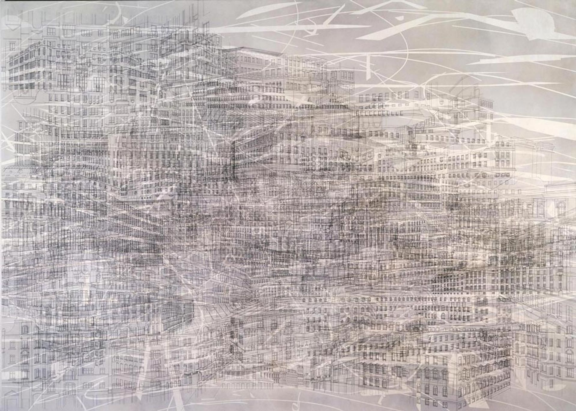 Berliner Plaetze by Julie Mehretu