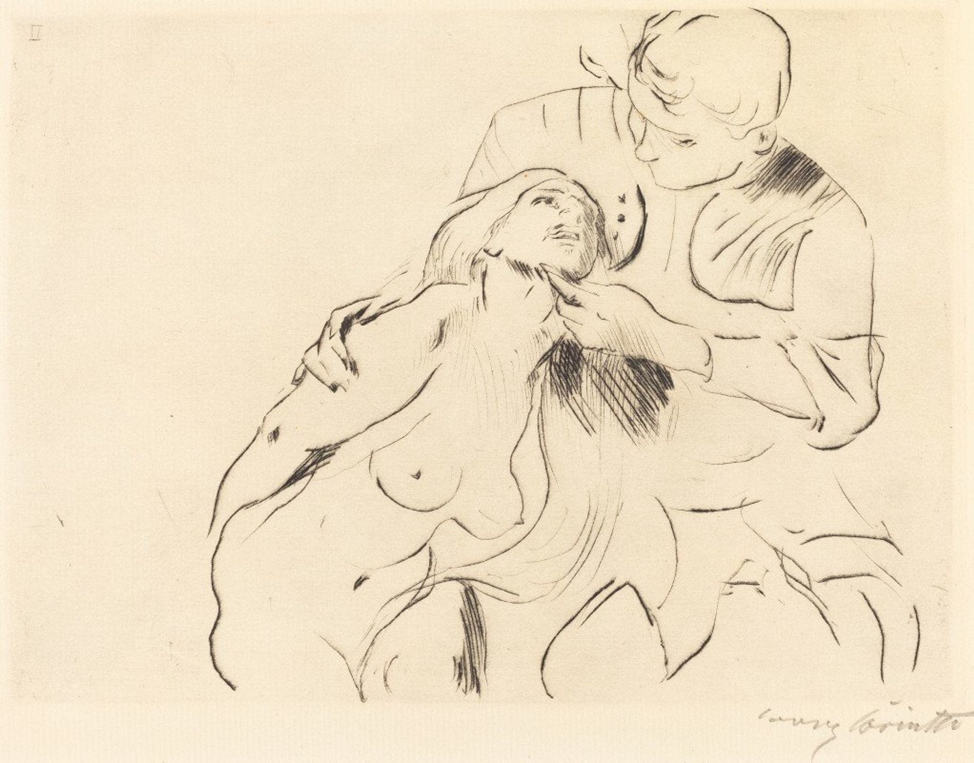 The Reconciliation by Lovis Corinth