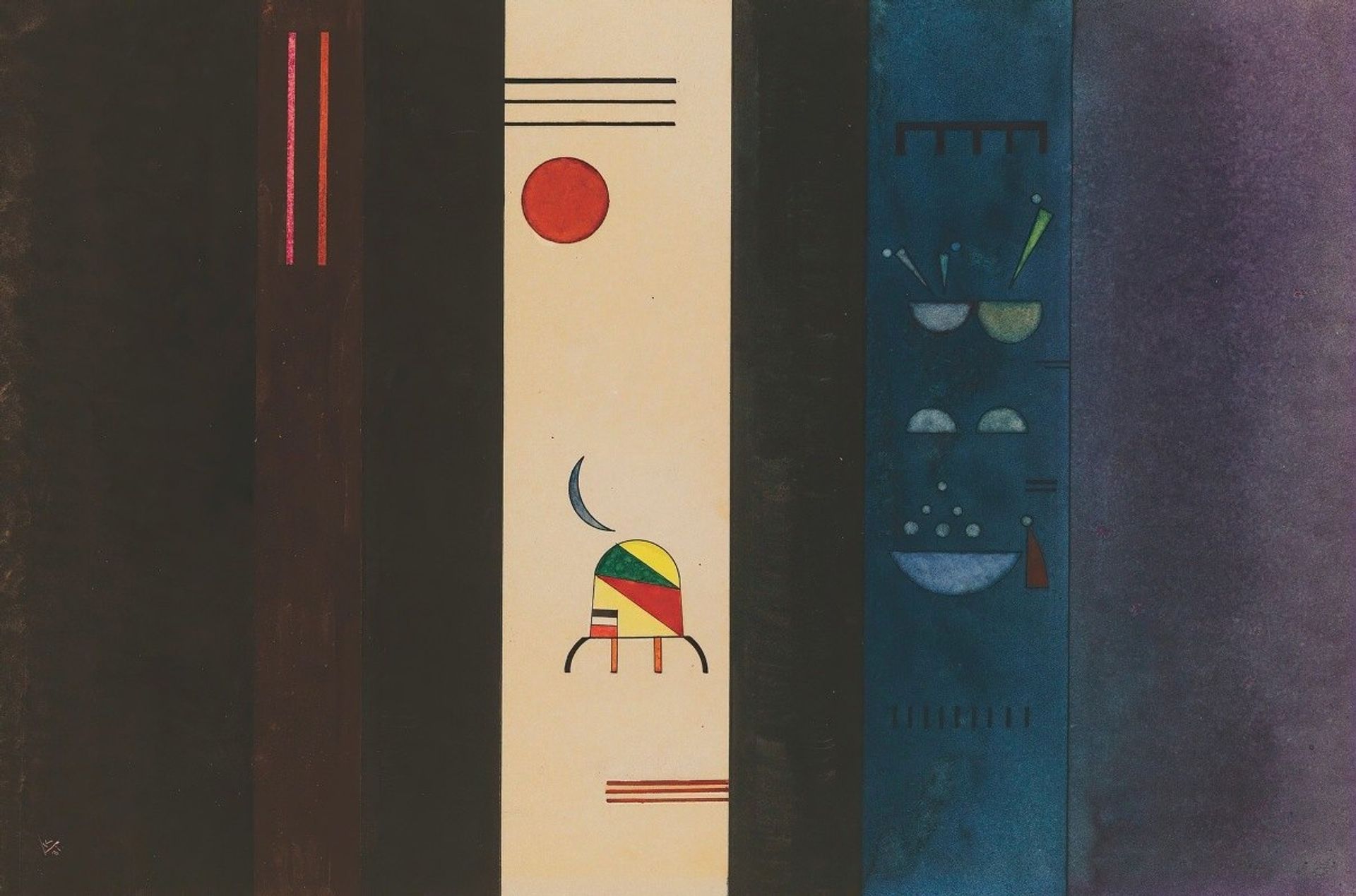 Dunkle Seiten by Wassily Kandinsky