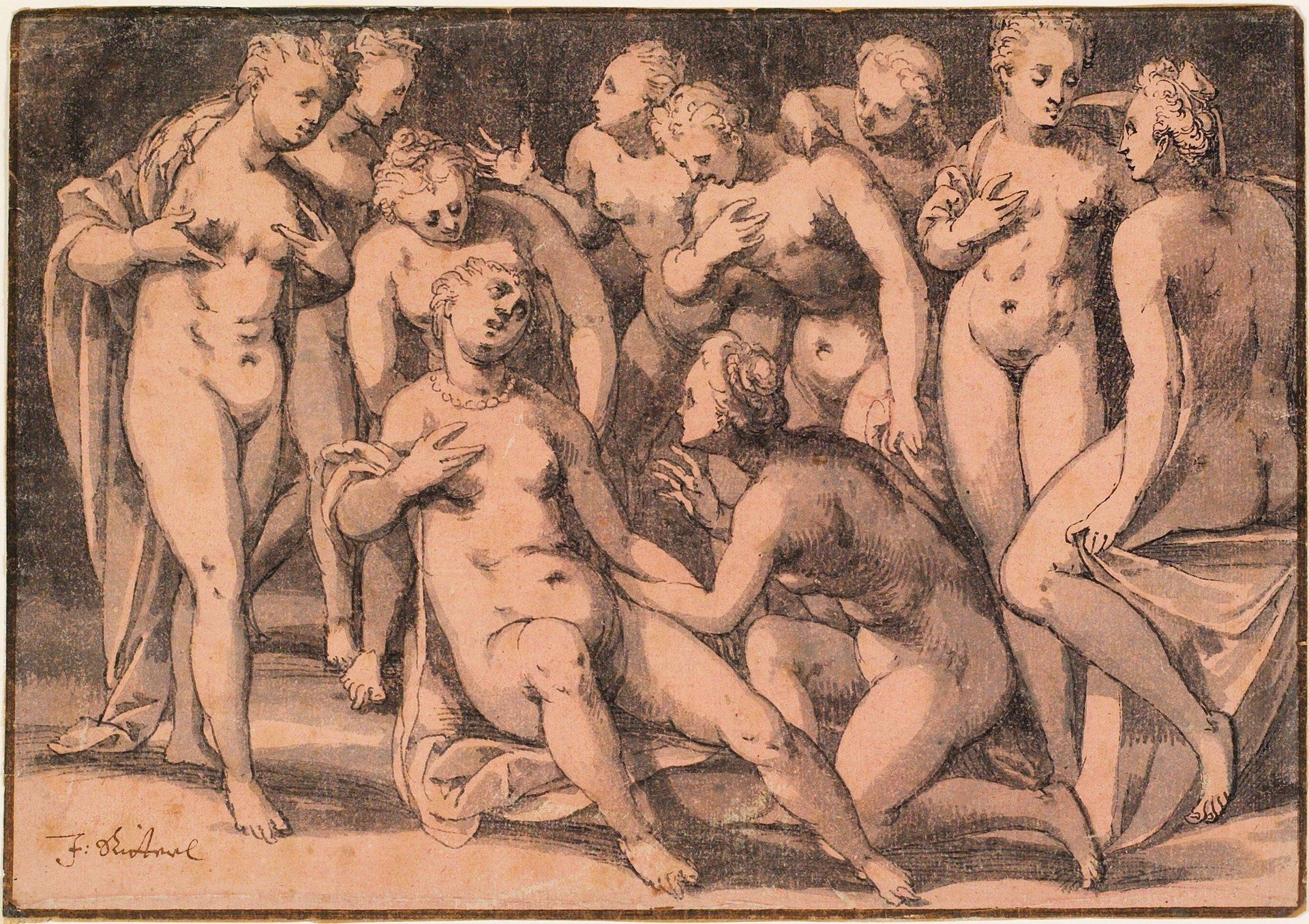 Diana Discovers the Pregnancy of Callisto by Josef Ritterl