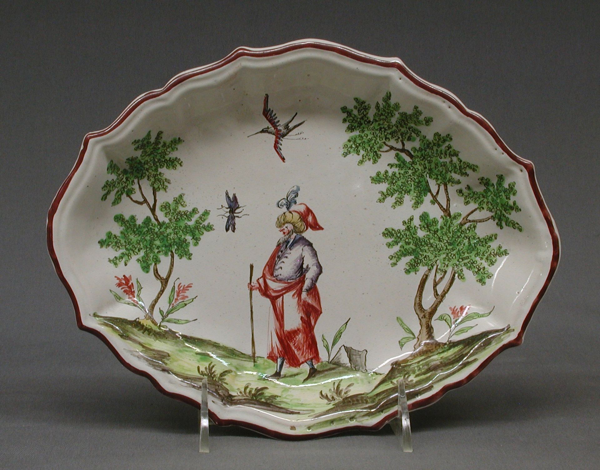 Dish (one of a pair) by Felice Clerici