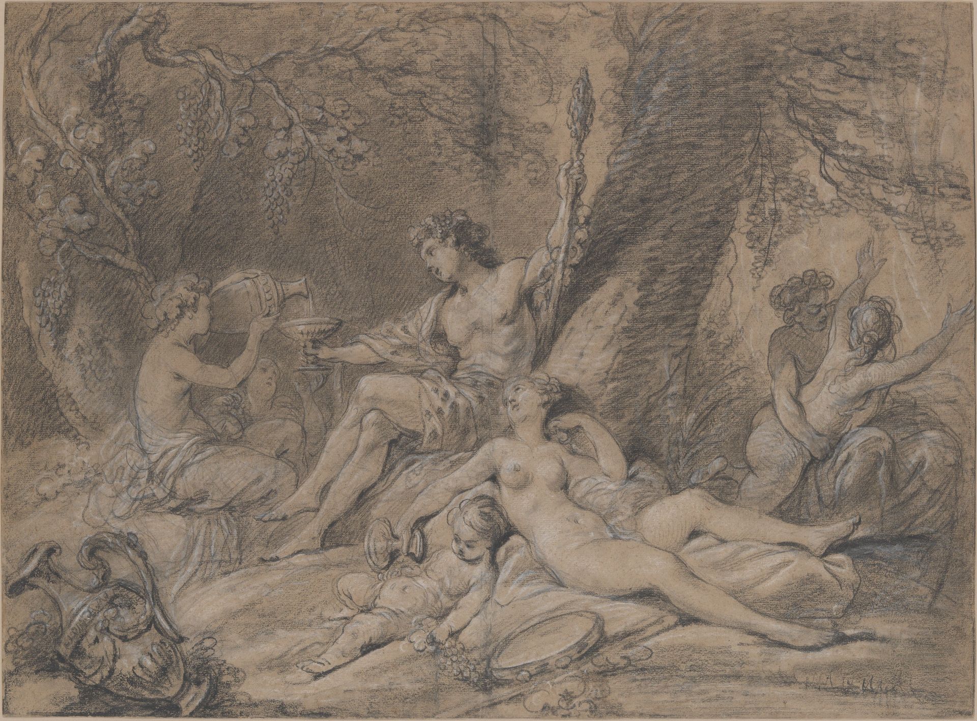 Bacchus and Ariadne by Jean Hughes Taraval
