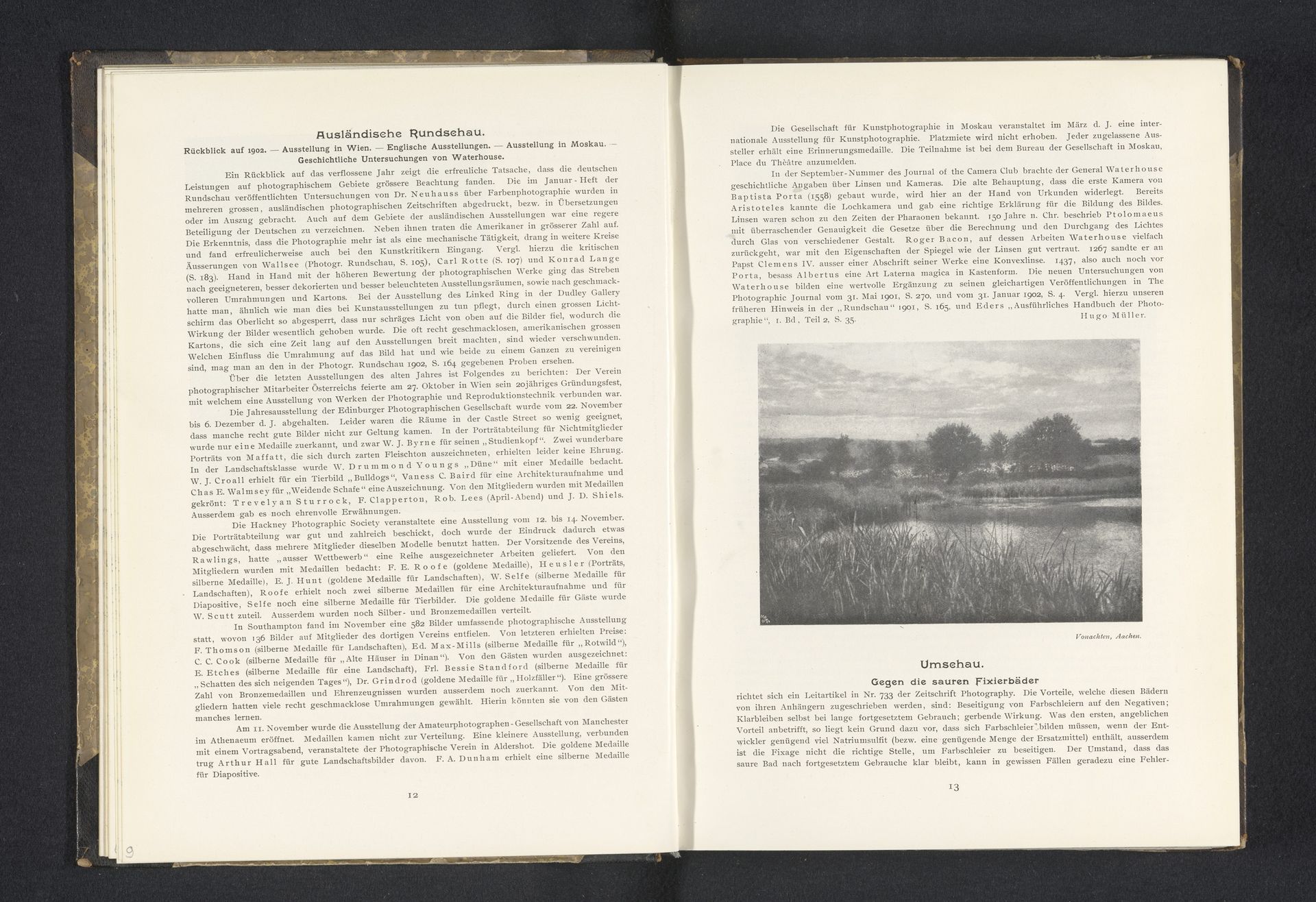 Landschap by H. Vonachten