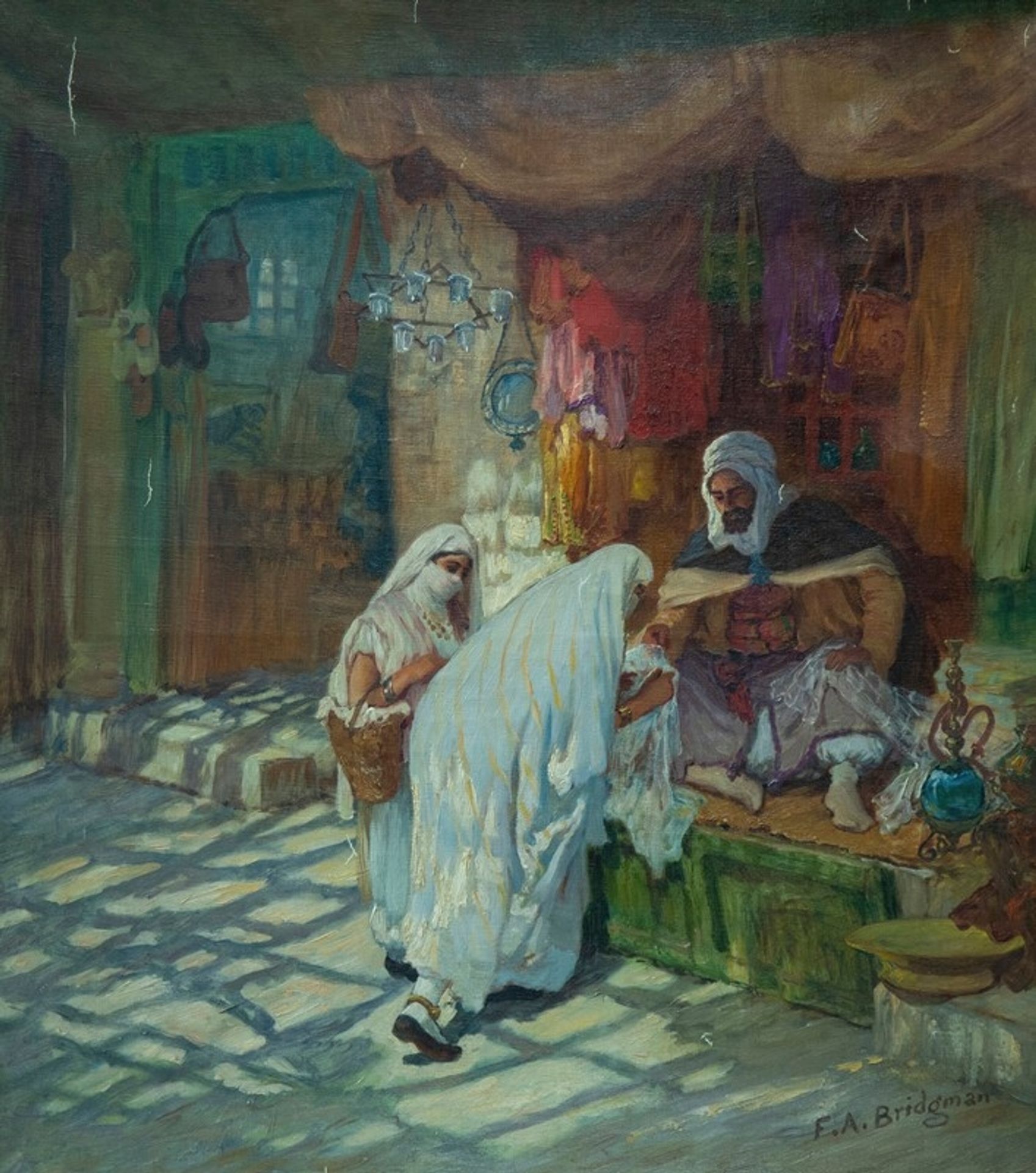 Le Bazar by Frederick Arthur Bridgman
