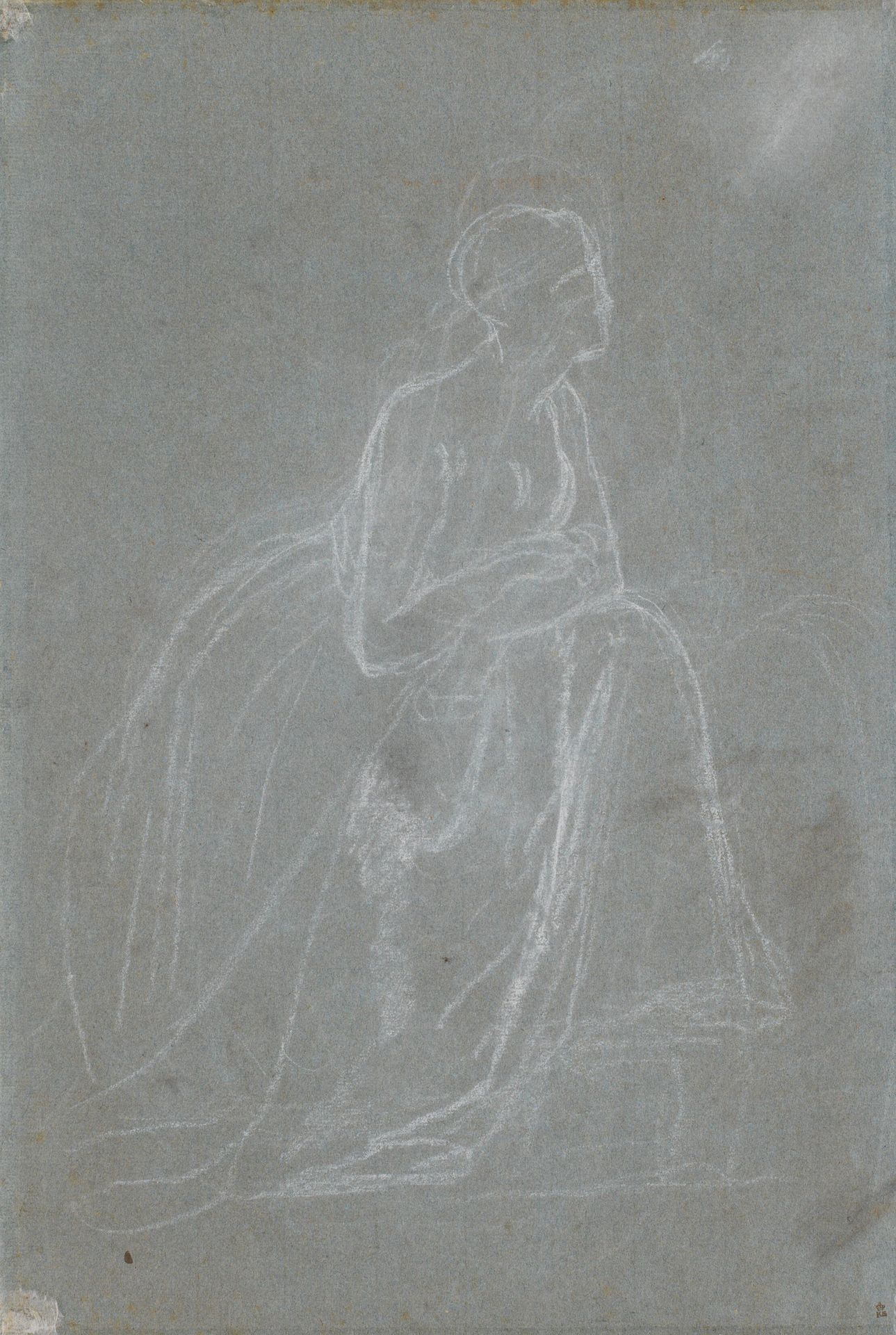 Studie til fru Juels figur by Jens Juel