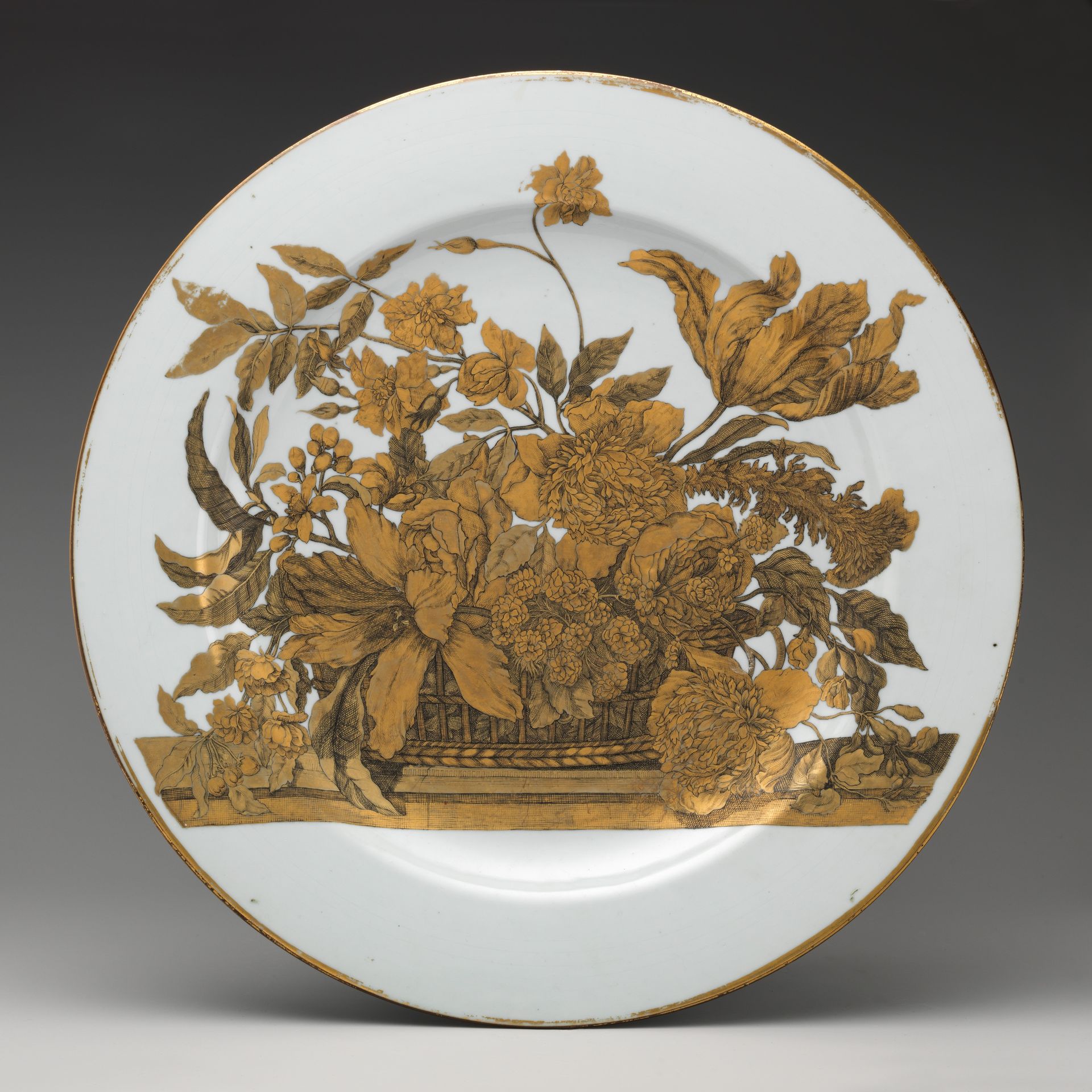 Plate (one of a pair) by Jean-Baptiste Monnoyer