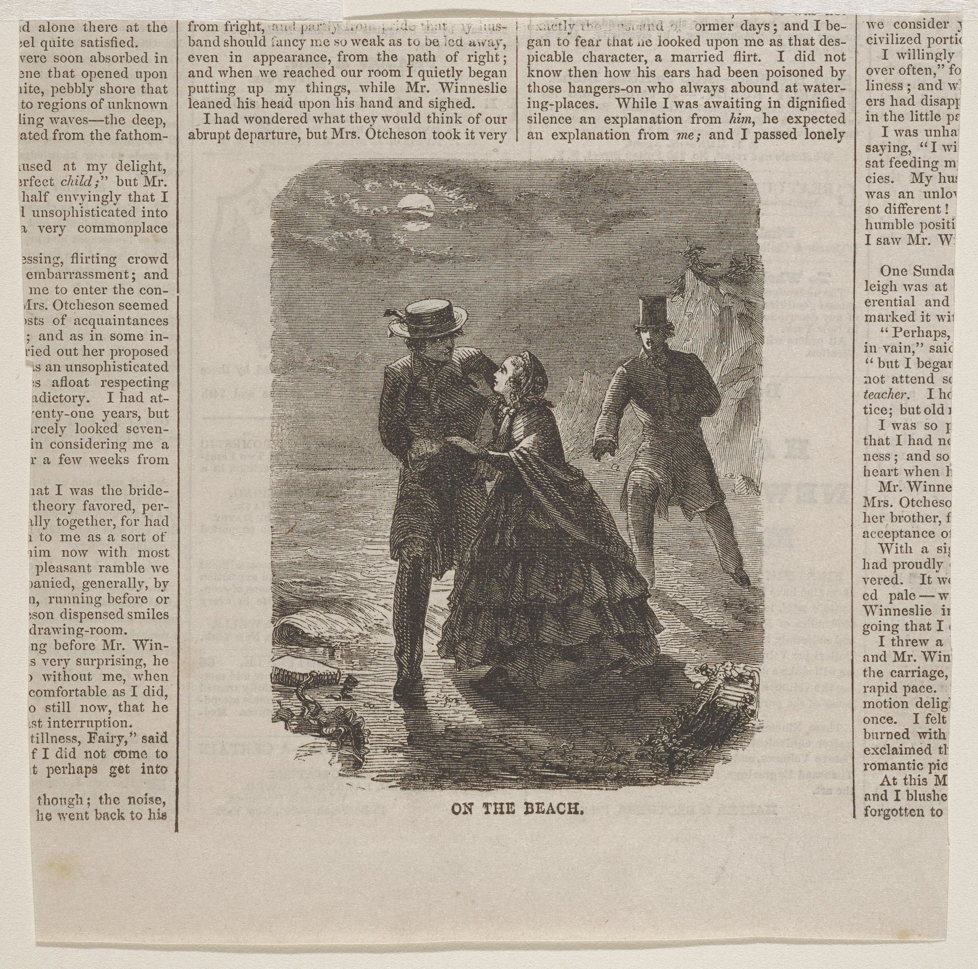 On the Beach by Winslow Homer
