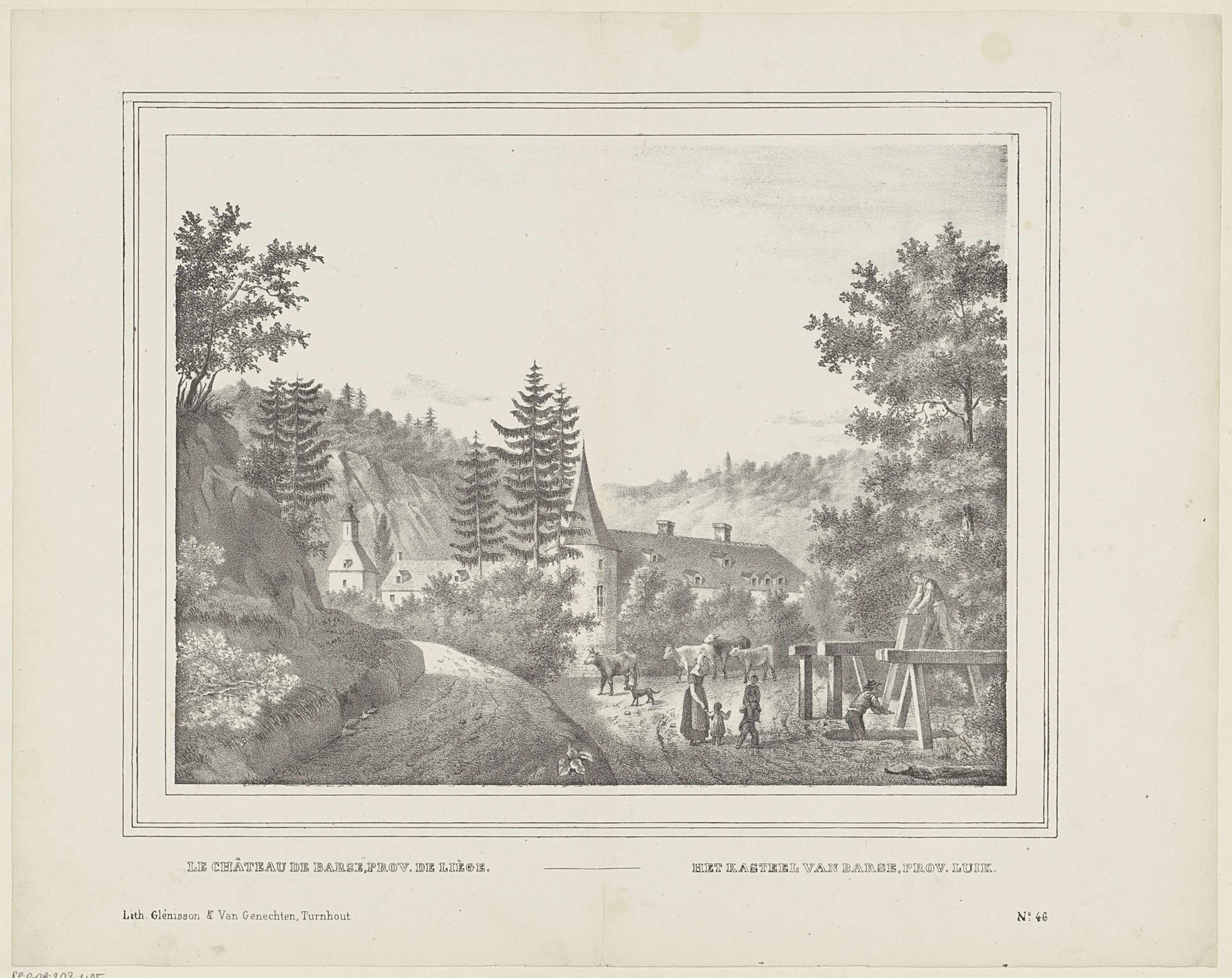Le château de Barse, prov. de Liège / het kasteel van Barse, prov. Luik by Glenisson & Van Genechten