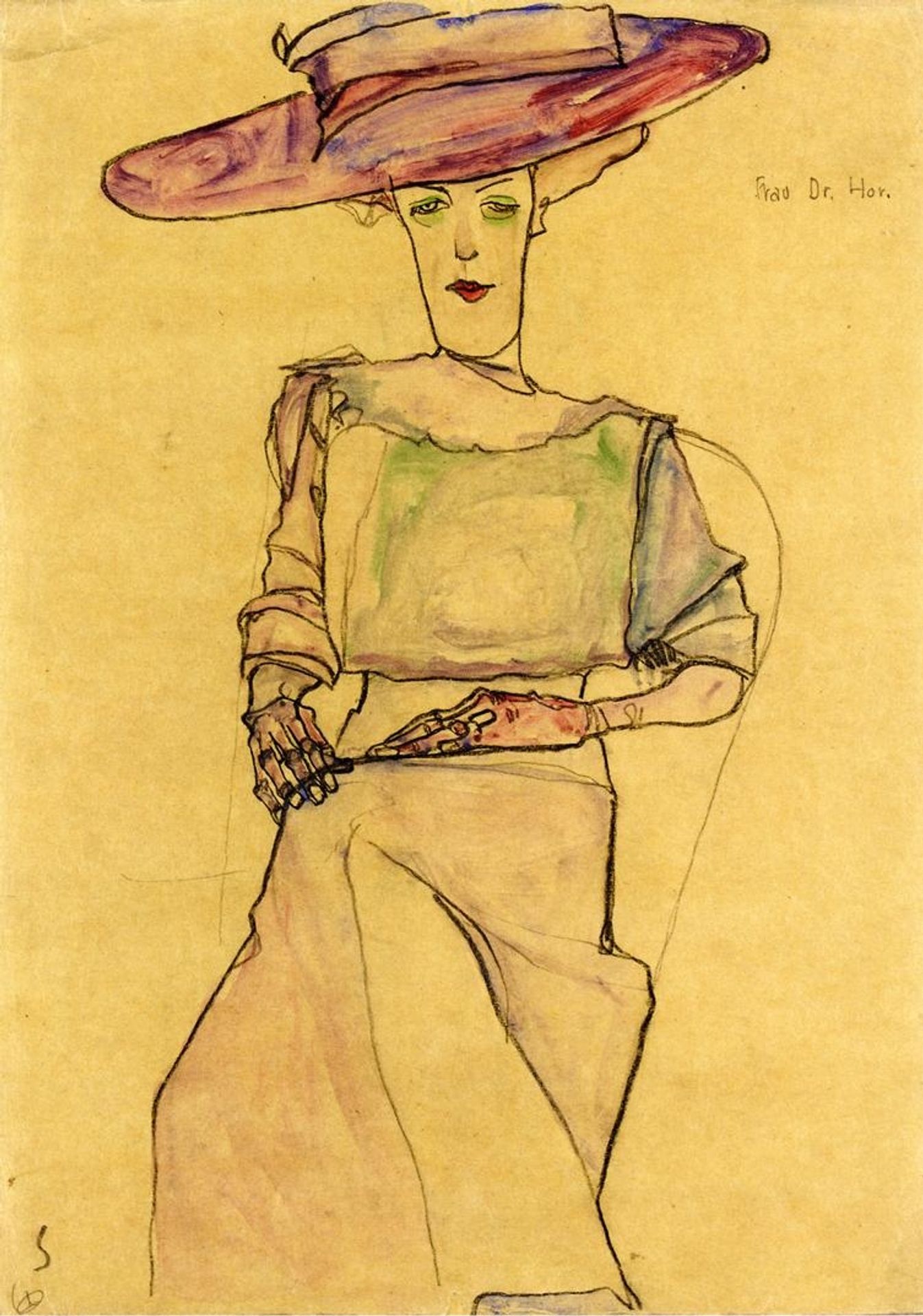 Portrait of Madame Dr. Horak by Egon Schiele