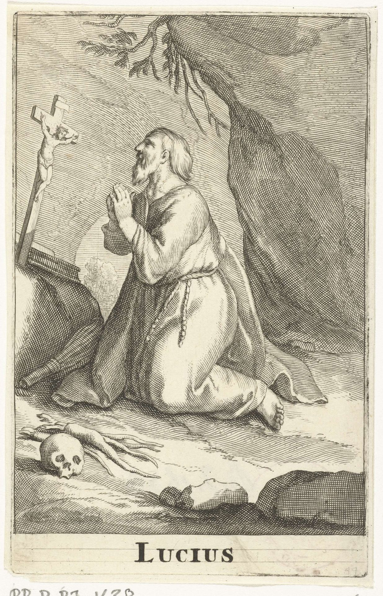 Heilige Lucius by Frederick Bloemaert