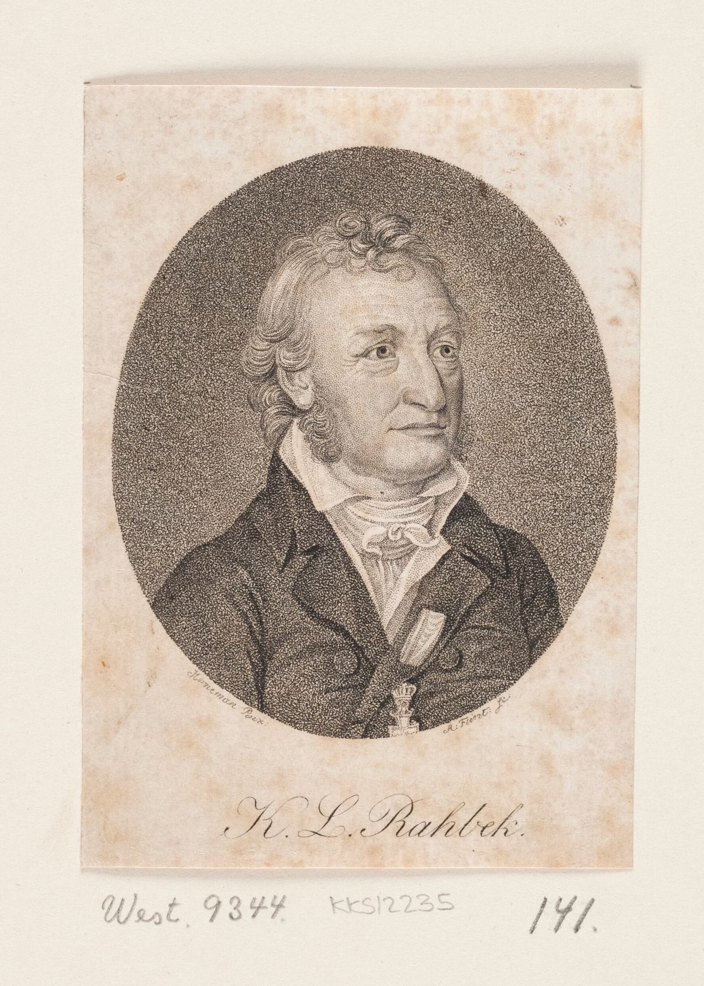 K. L. Rahbek by Andreas Flint
