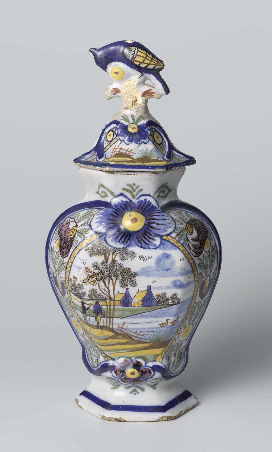 Deksel van dekselpot by De Vergulde Blompot