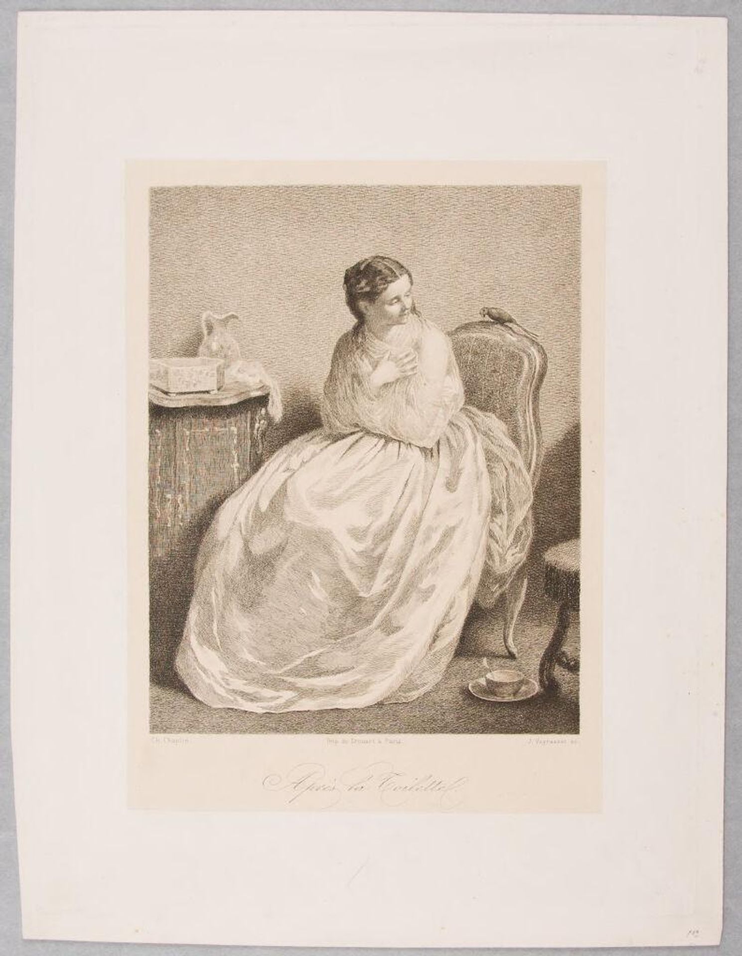 Apres la toilette by Jules-Jacques Veyrassat