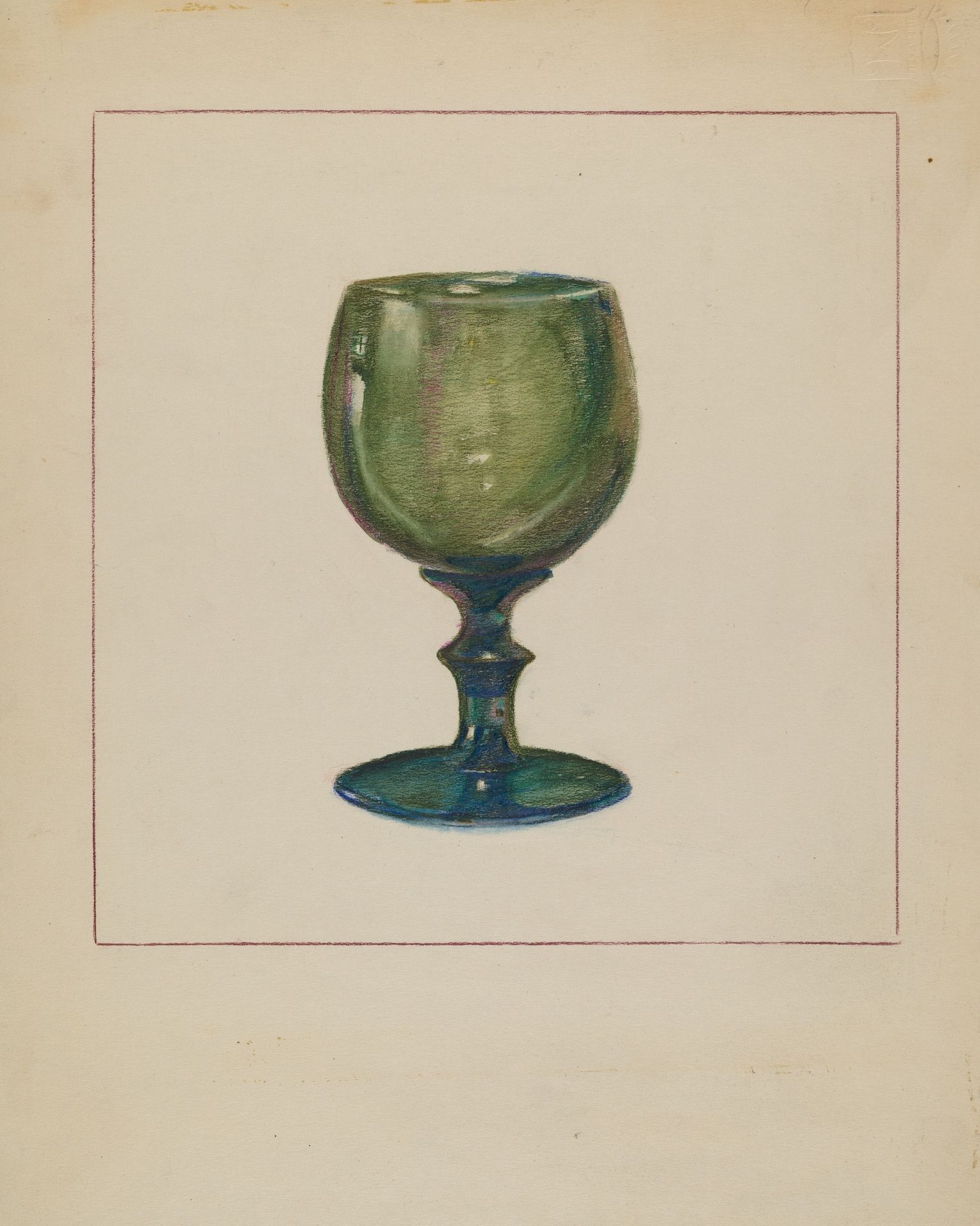 Wine Glass by Agnes Karlin