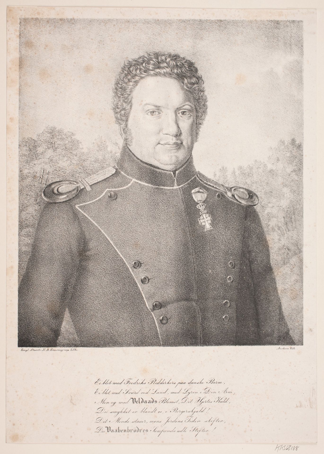 Johan Gerhard Fredrik Garbrecht by F. Ausborn