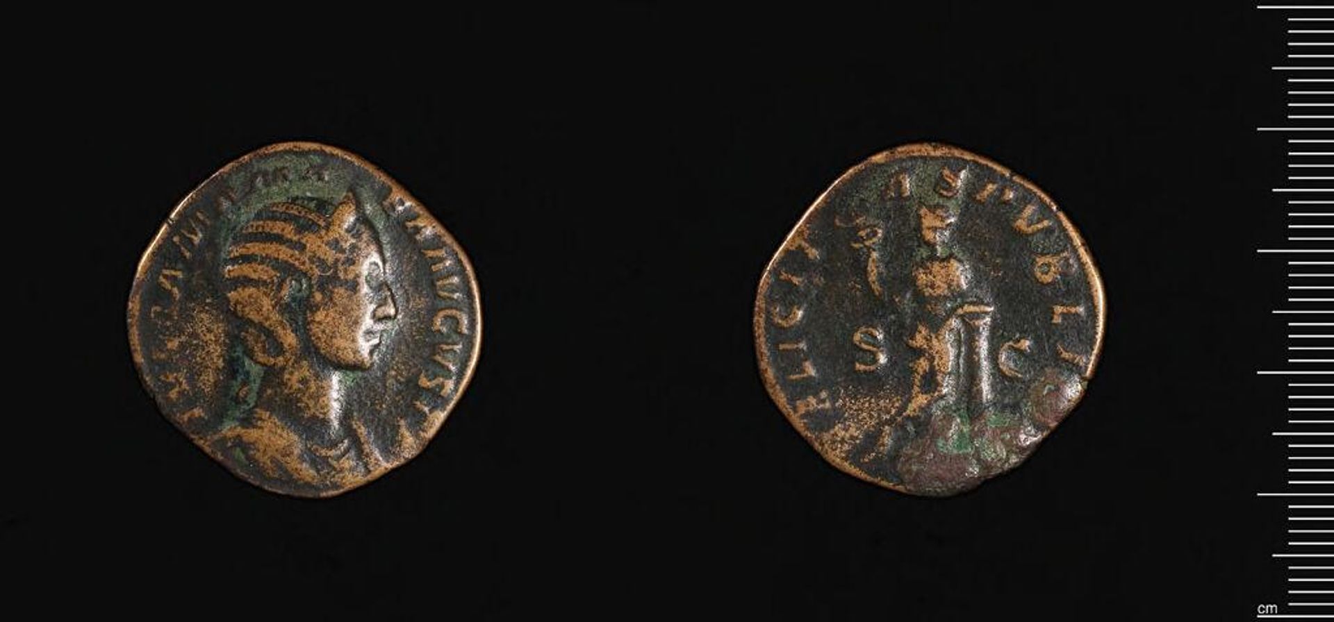 Sestertius of Julia Mamaea by Julia Mamaea