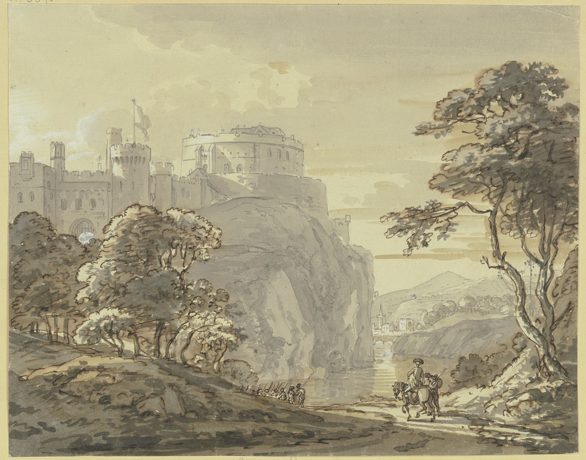 View of Windsor Castle by Paul Sandby