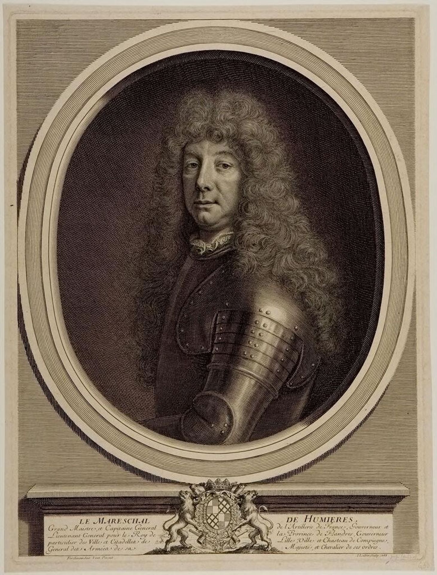 Louis de Crevant, d'Humieres, Marchal of France by Jacques Lubin