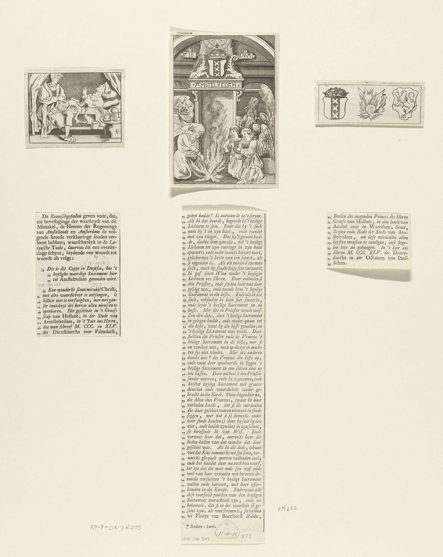 Het mirakel van Amsterdam, 1345 by Anonymous