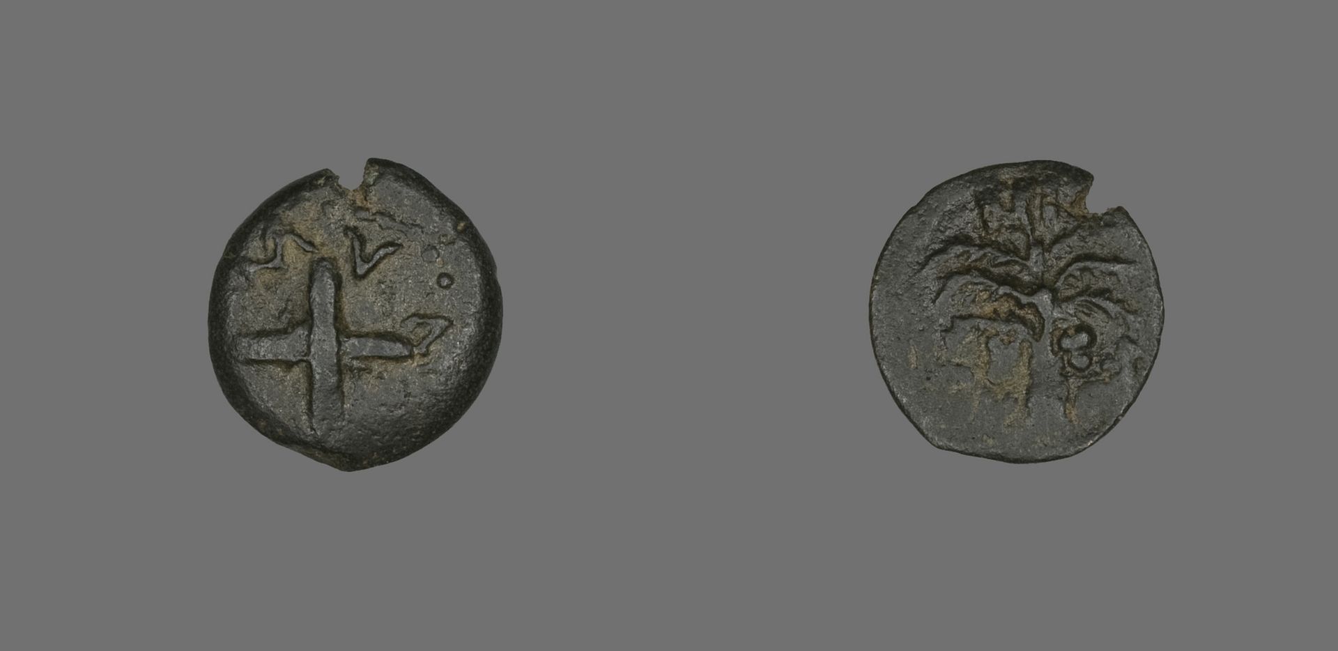 Coin Depicting Shields and Spears by Judean