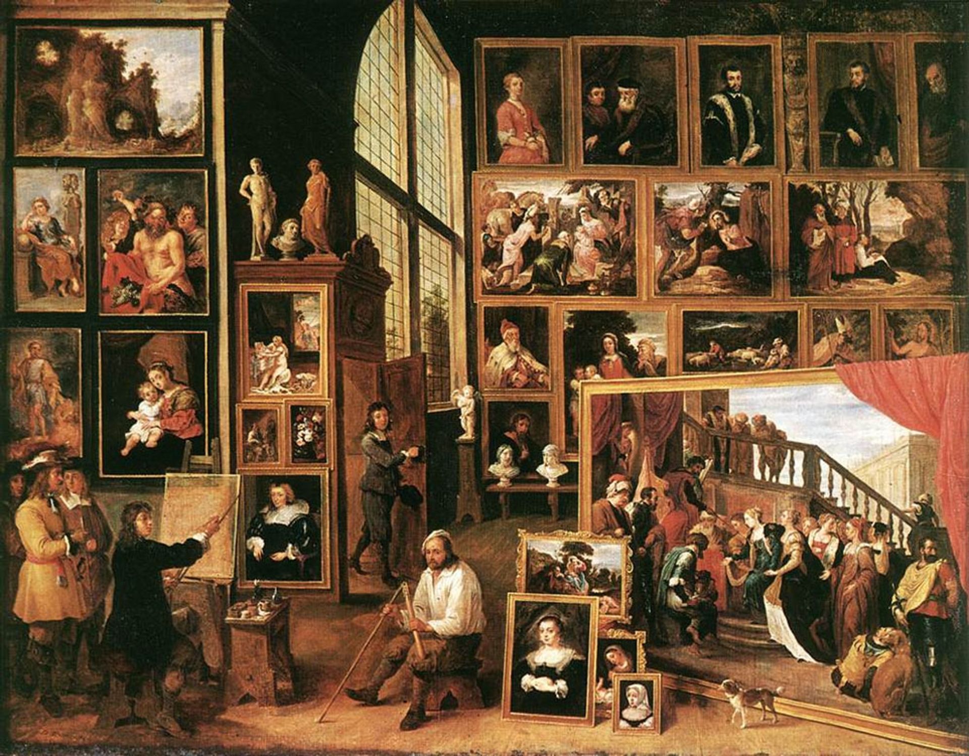 The Gallery of Archduke Leopold in Brussels by David Teniers The Younger