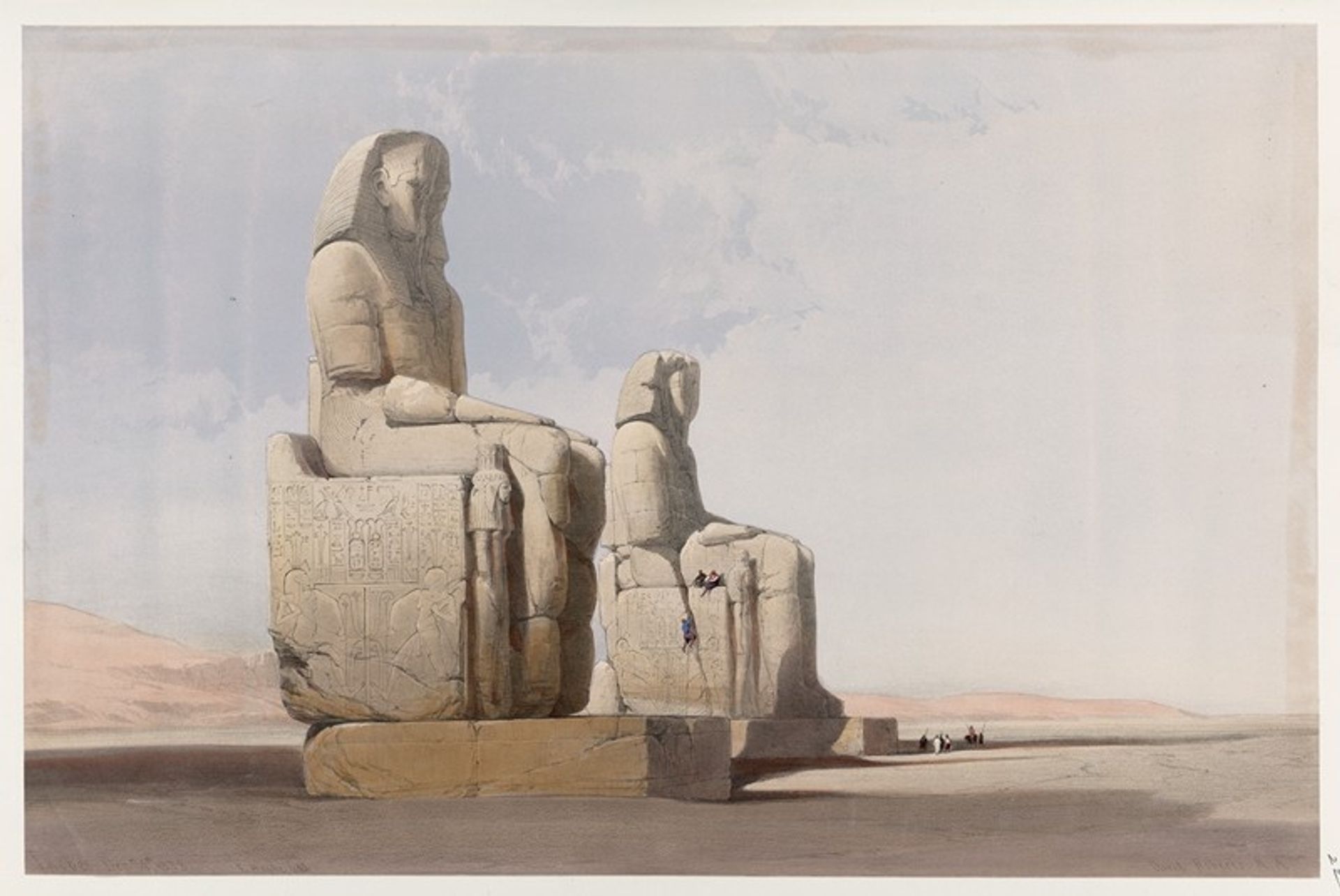 Thebes. Dec. 4th, 1838. by David Roberts