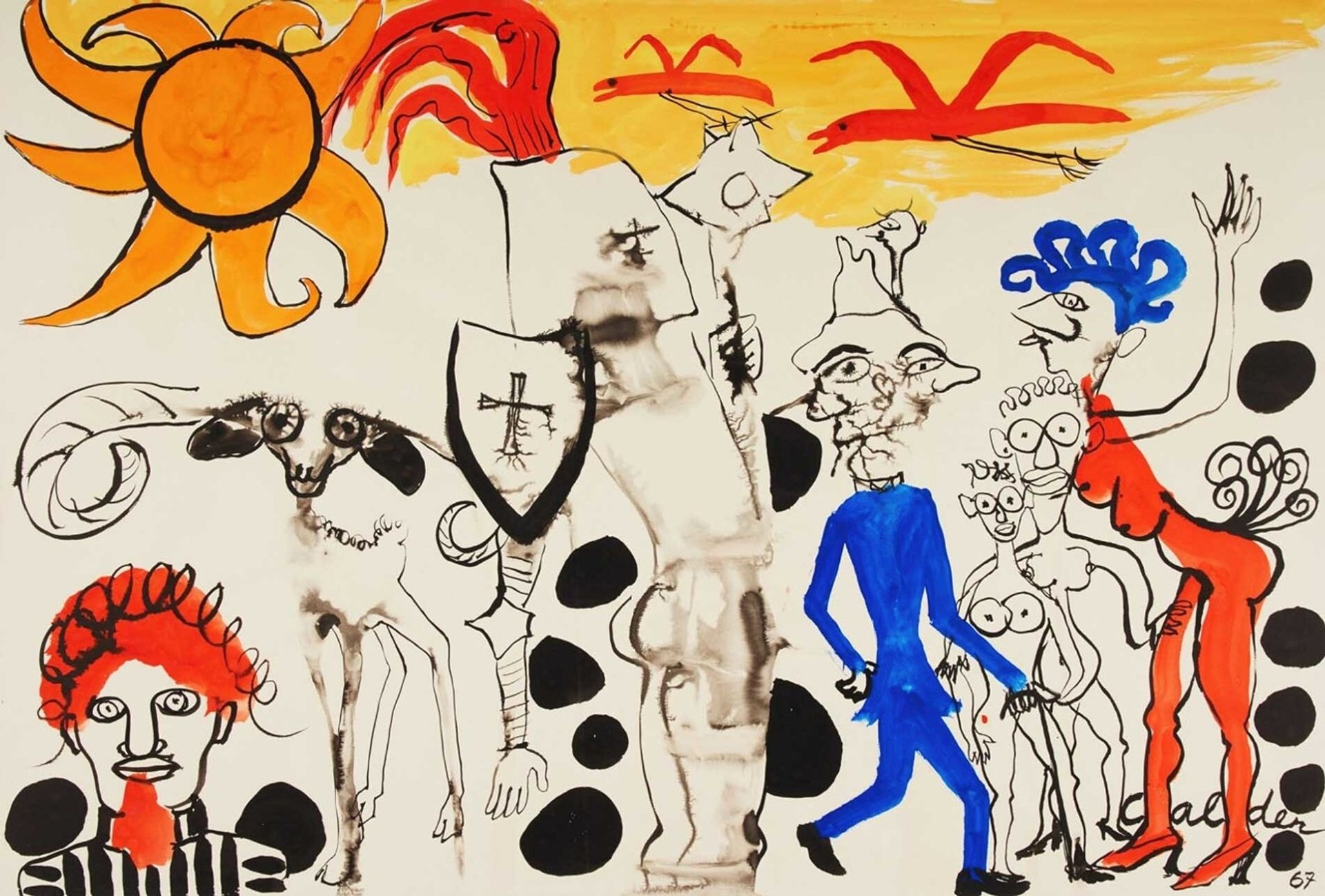 Chevalier du Moyen-Age by Alexander Calder