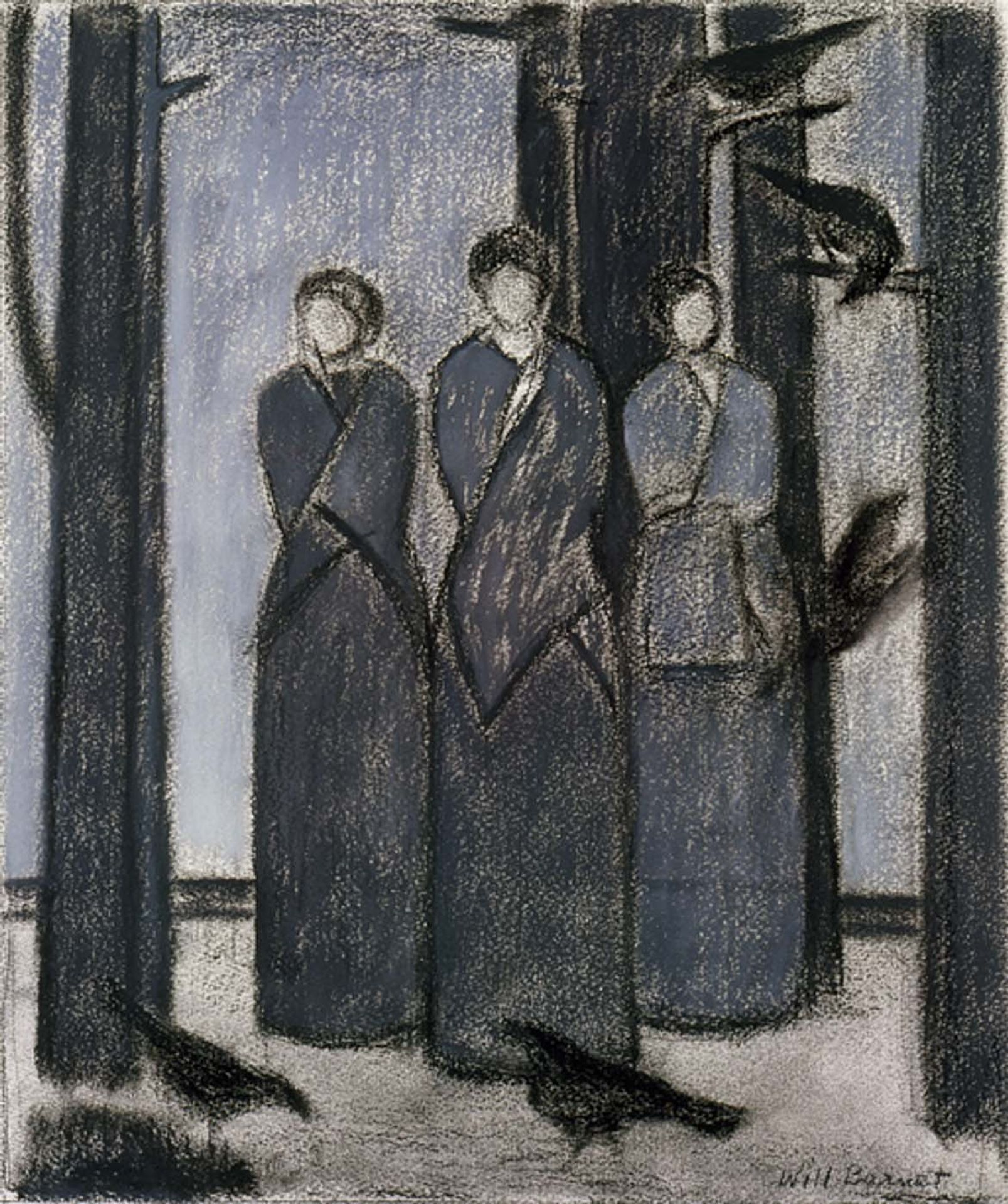 Study for Three Muses by Will Barnet