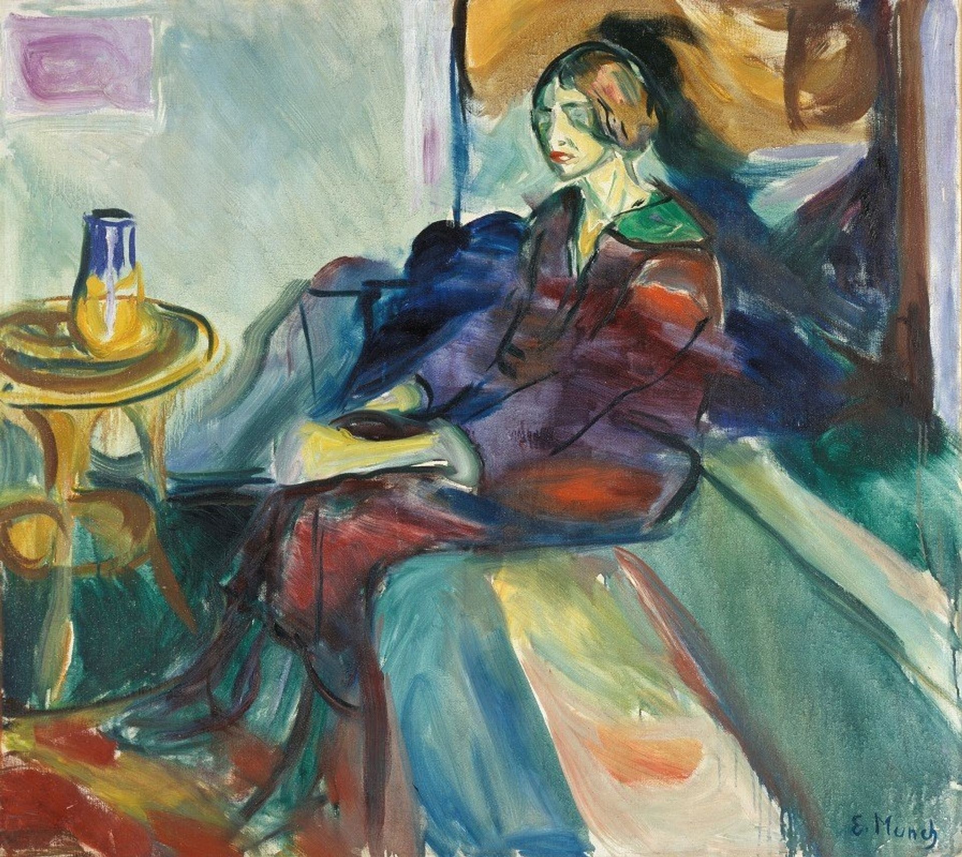 Seated Model on the Couch II by Edvard Munch