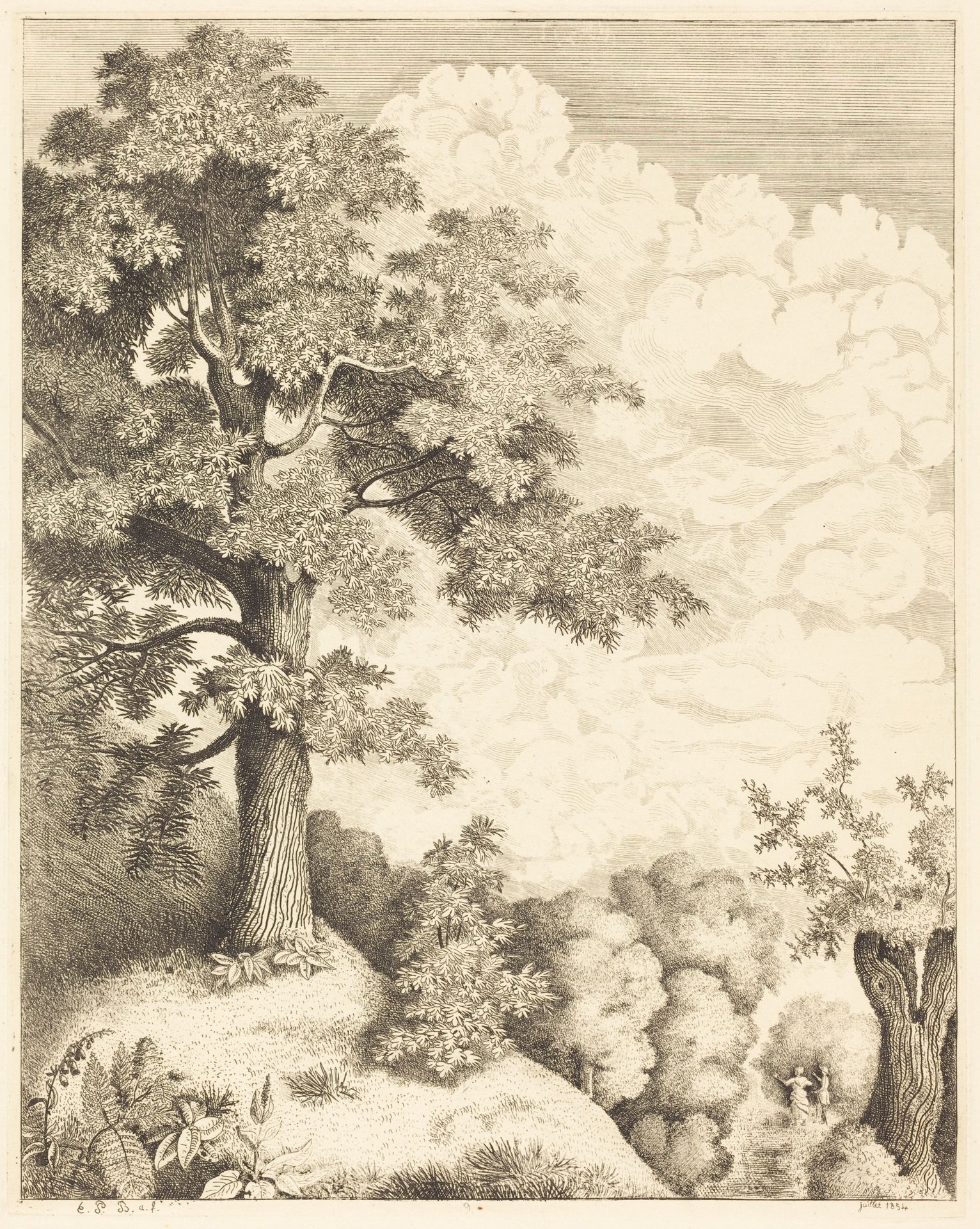 View of Santron by Emmanuel Phelippes-Beaulieu