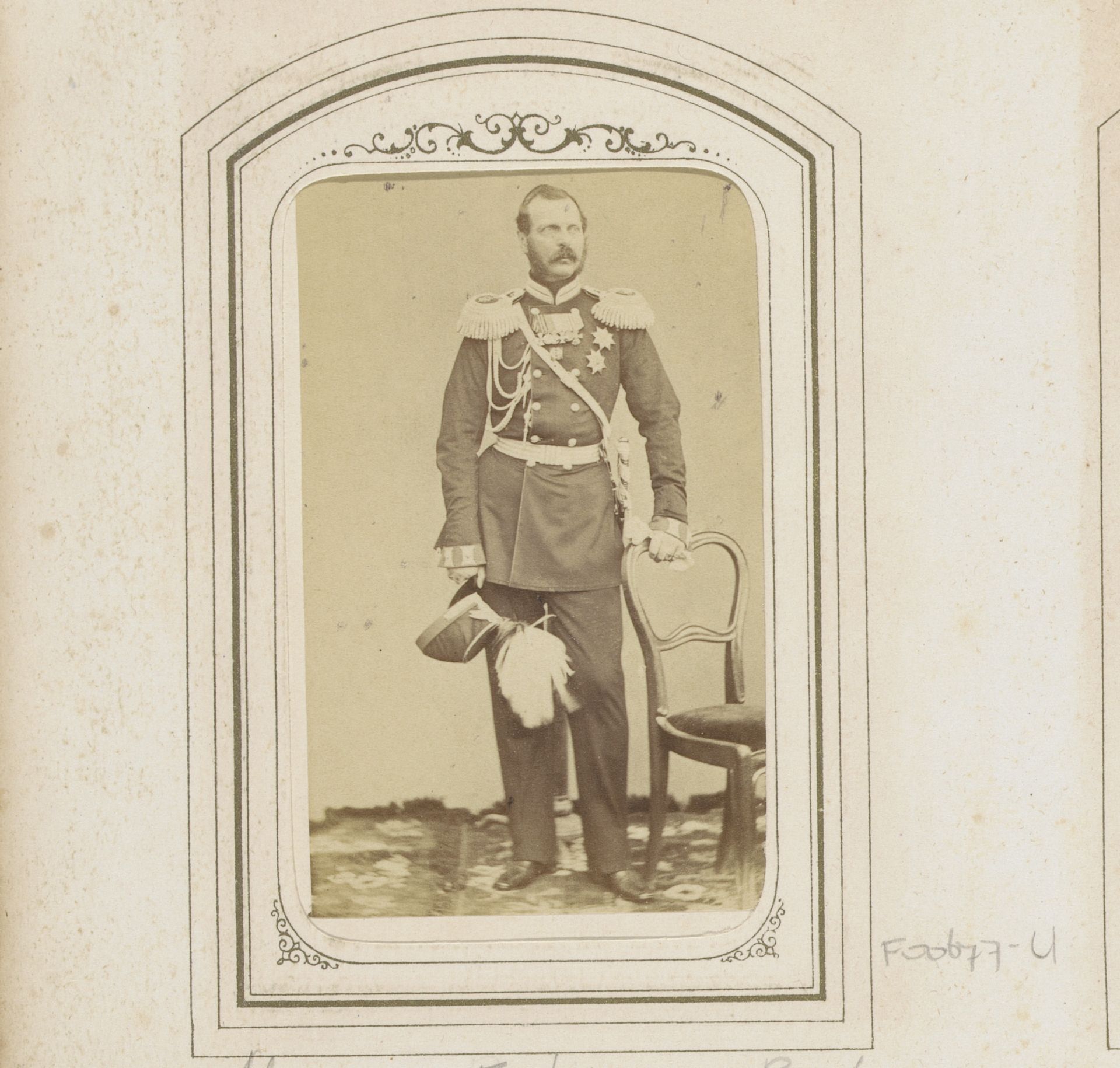 Portret van Alexander II, tsaar van Rusland by Albert (fotograaf)