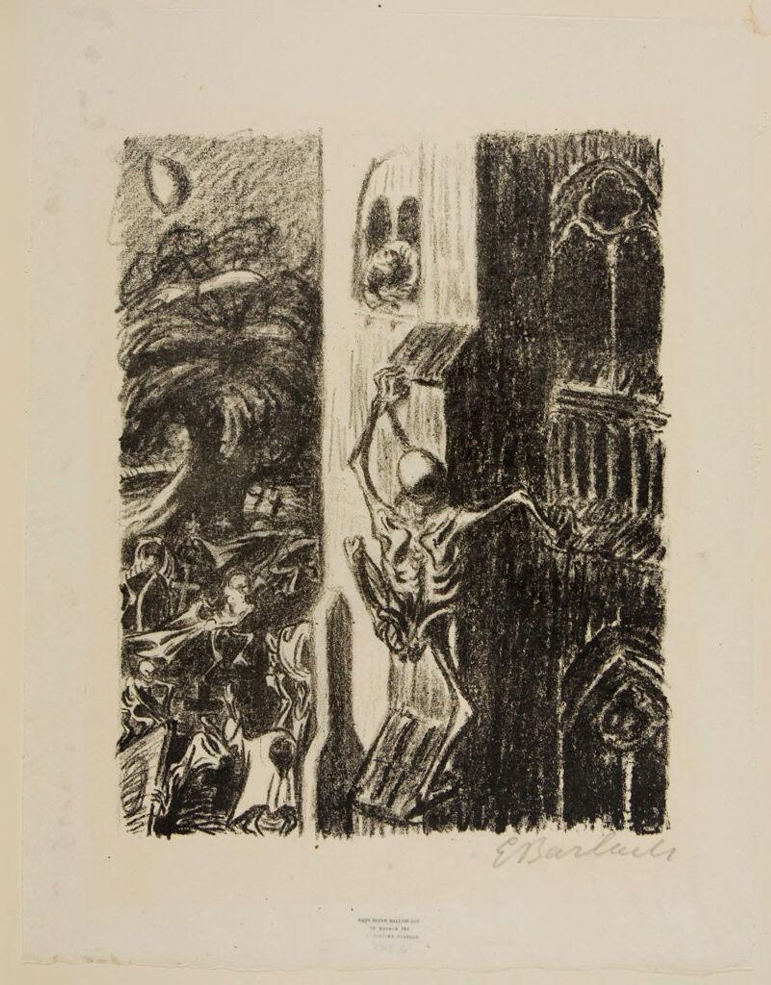 The Dance of the Dead 3: Deathly Pursuer by Ernst Barlach