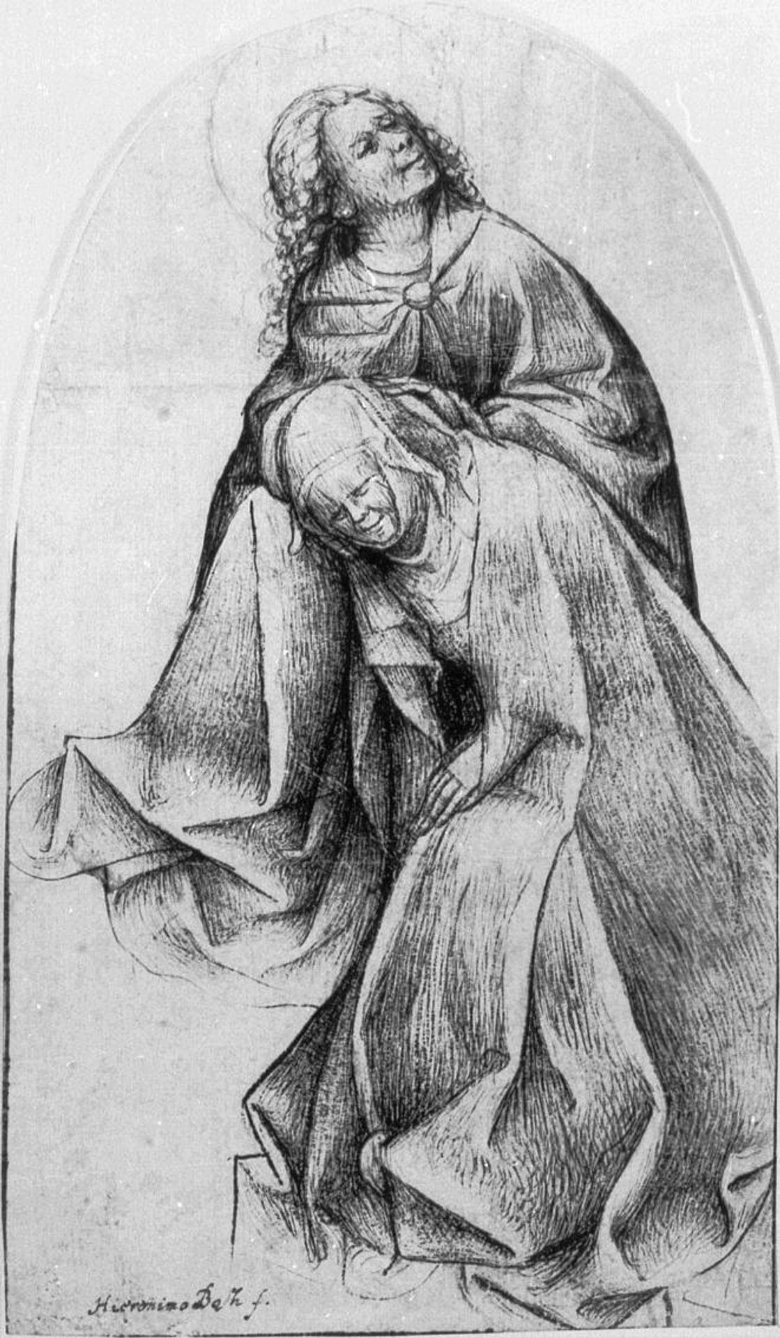 Mary and John (Mary and John at the Foot of the Cross) by Hieronymus Bosch