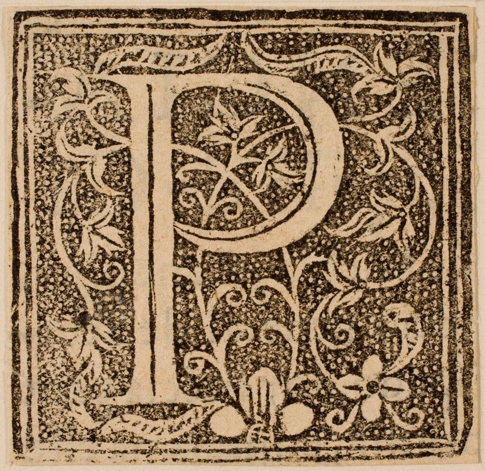 Letter P by Anonymous