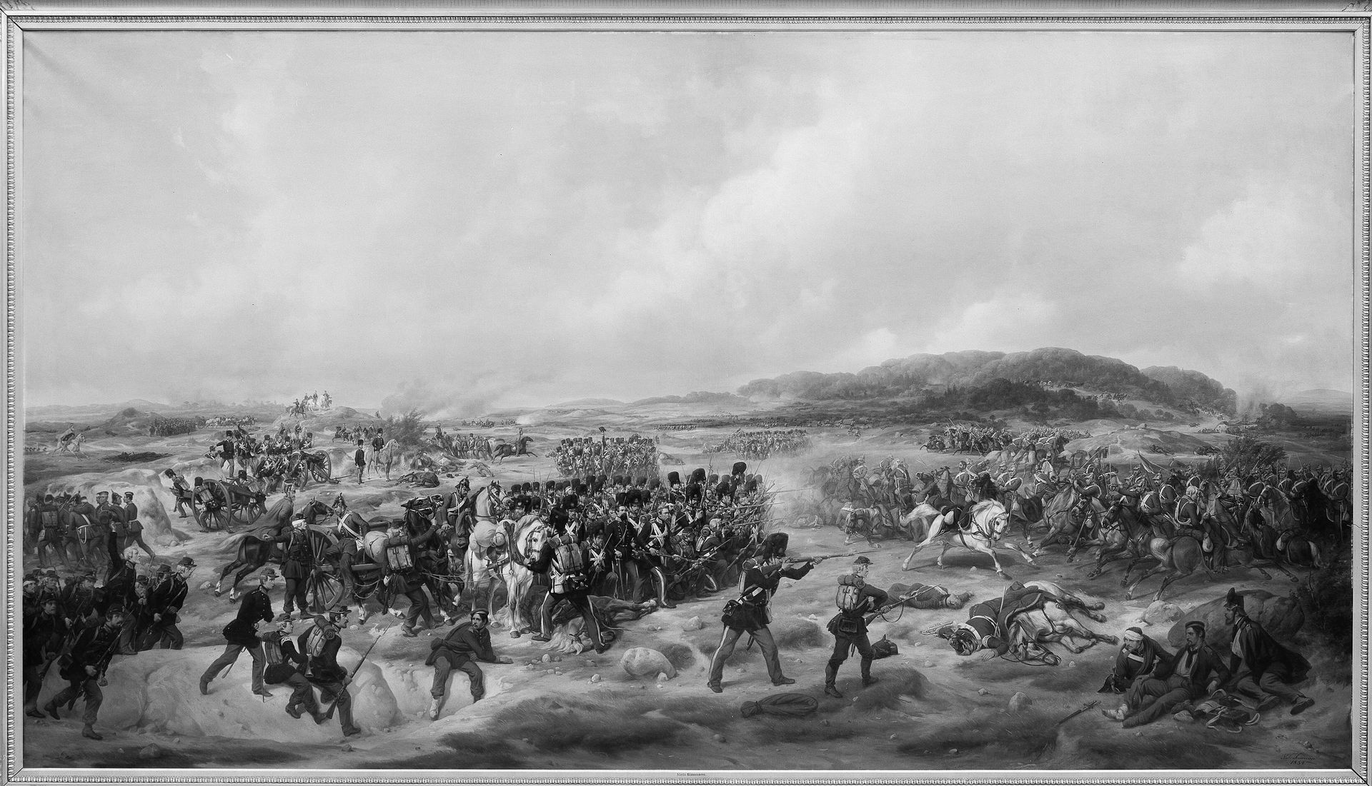 Slaget ved Isted den 25. juli 1850 by Niels Simonsen