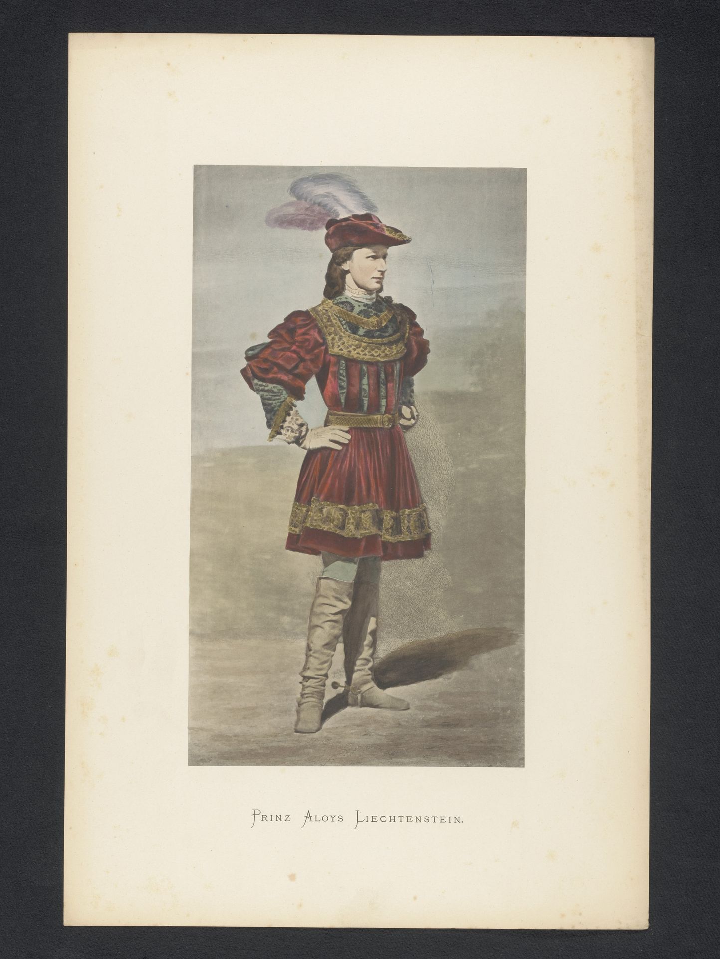 Portret van prins Aloys von Liechtenstein by Anonymous