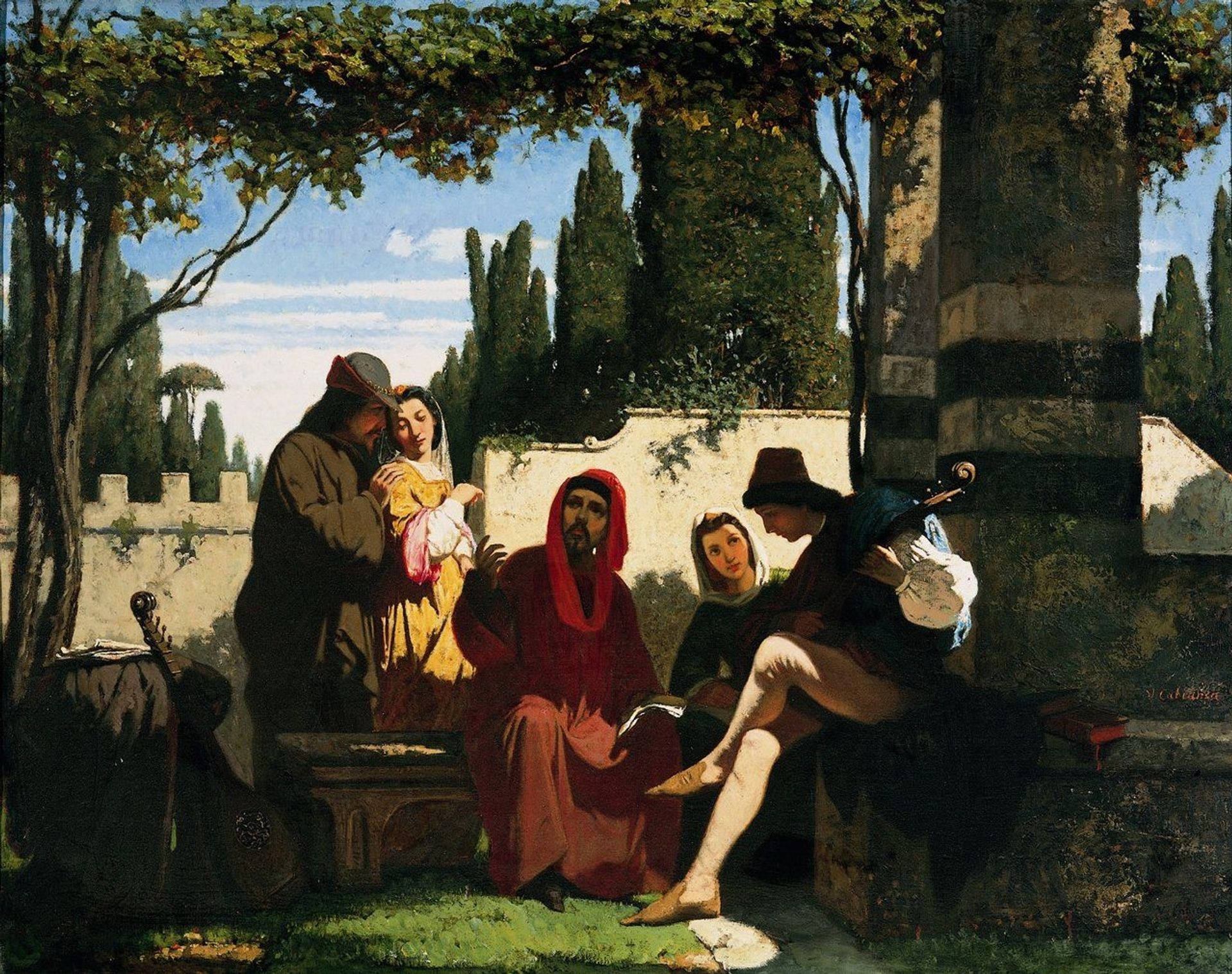 Tuscan Novelists (Storytellers) of the Fourteenth Century by Vincenzo Cabianca