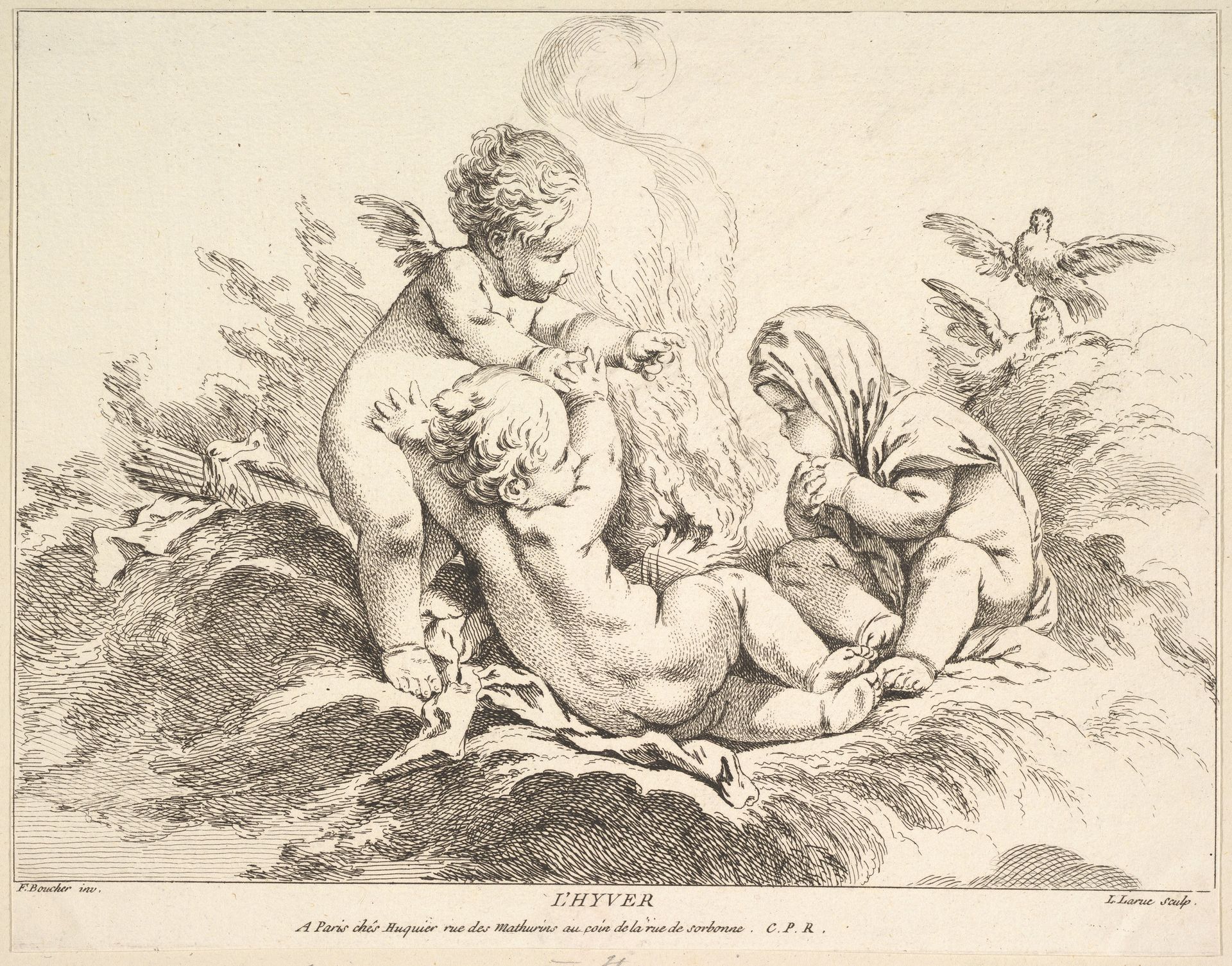 Winter by Louis Félix de La Rue