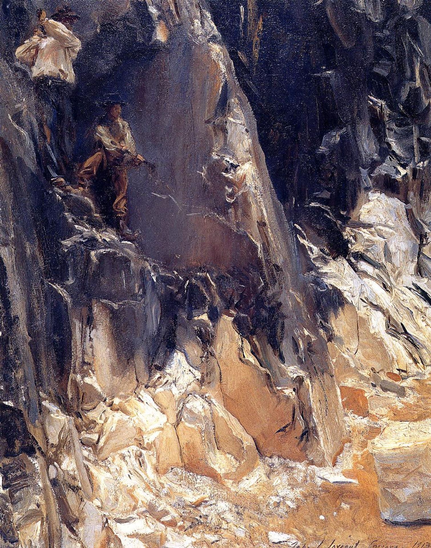 Marble Quarries at Carrara by John Singer Sargent