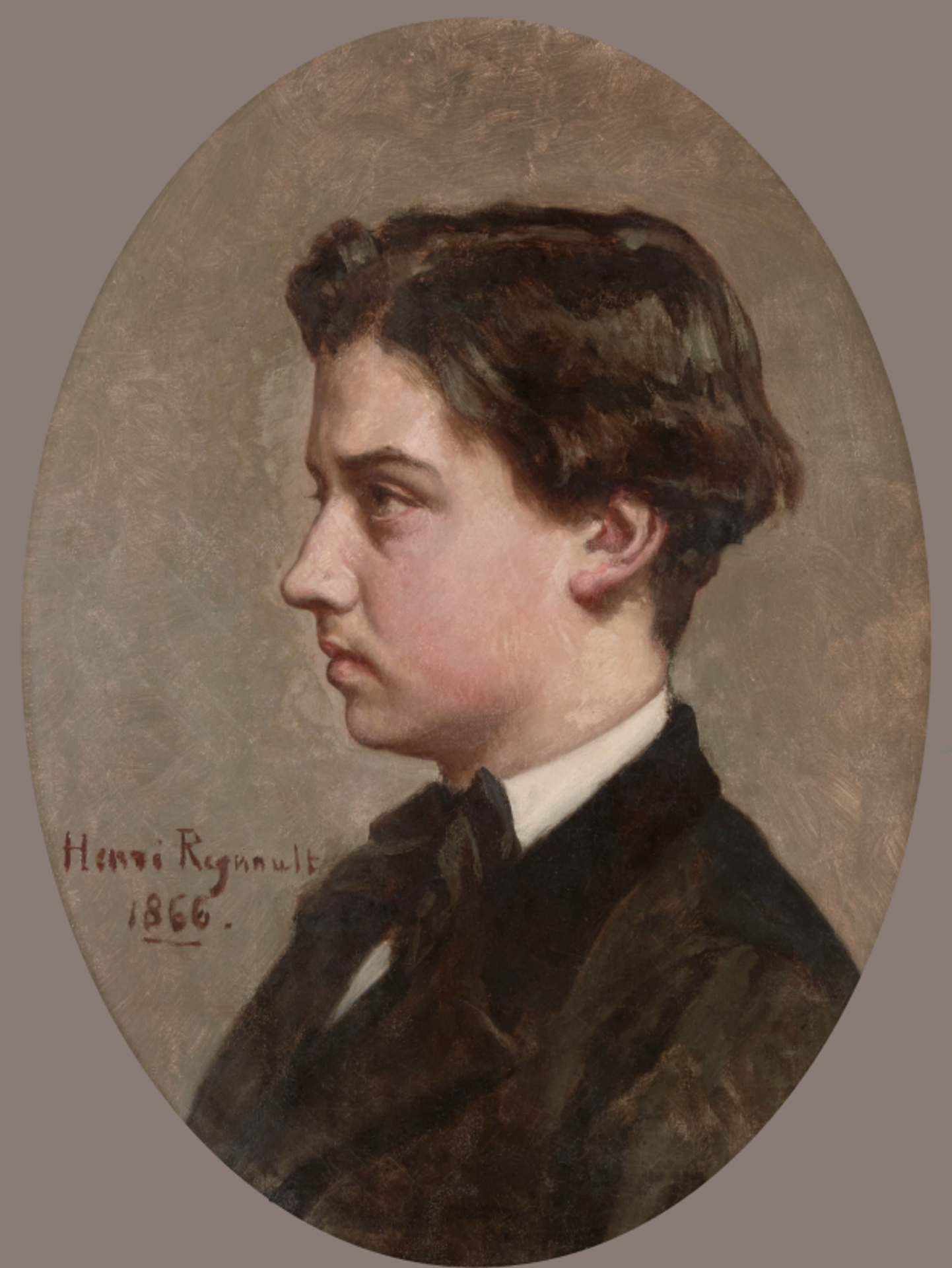 Portrait of the artist's brother by Henri Regnault