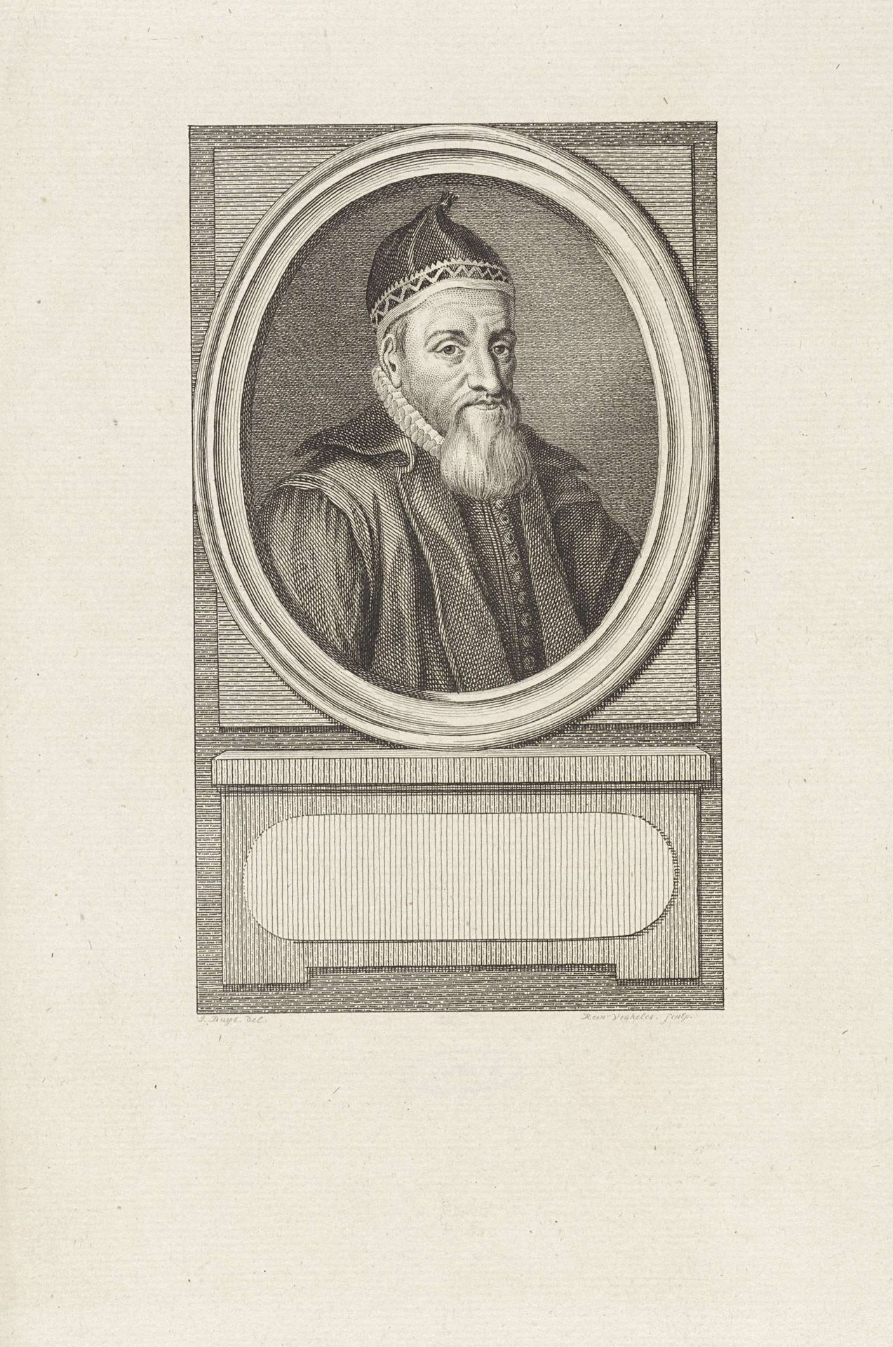 Portret van Jacob Dirksz. Brouwer by Reinier Vinkeles