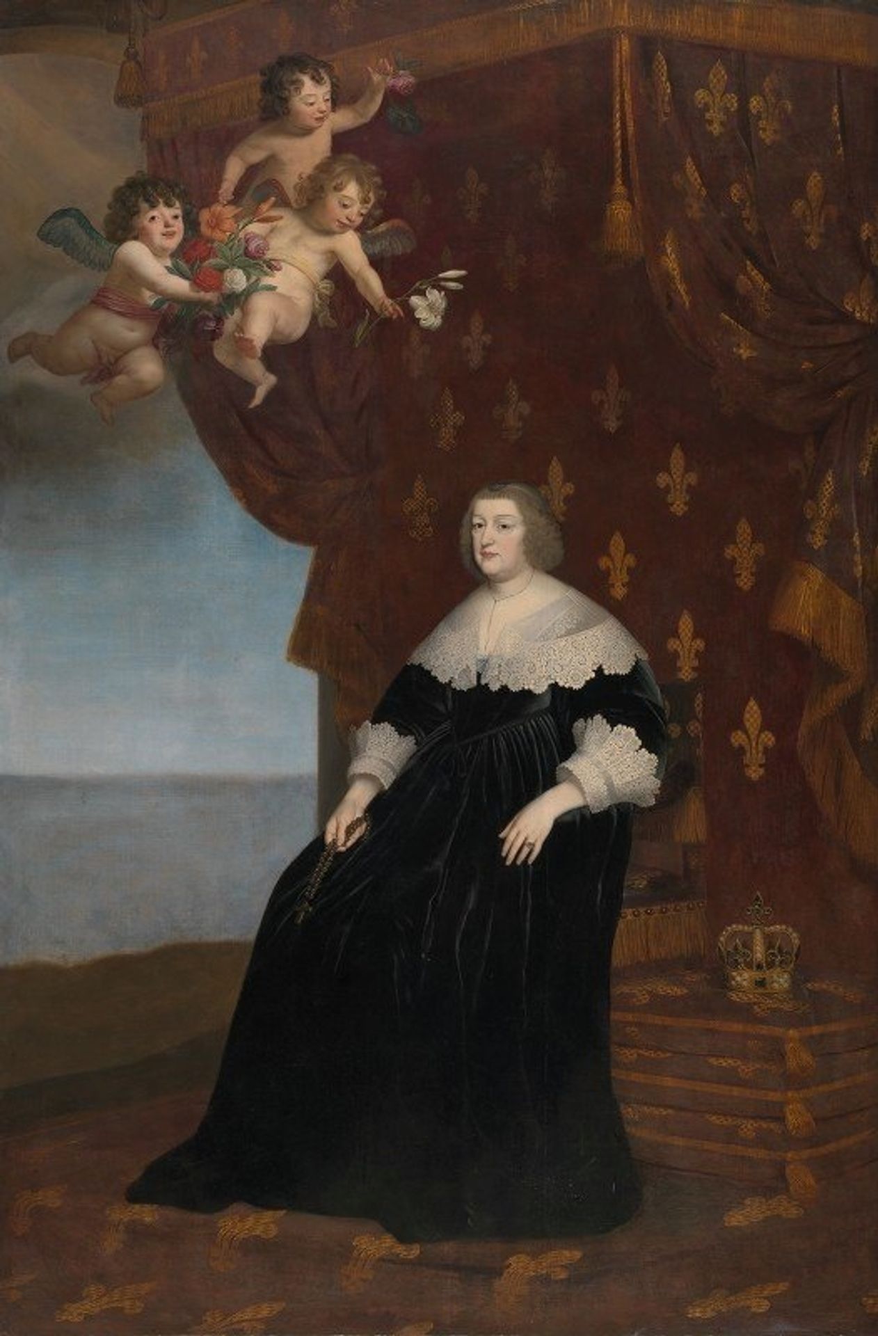 Maria de Medici by Gerard van Honthorst
