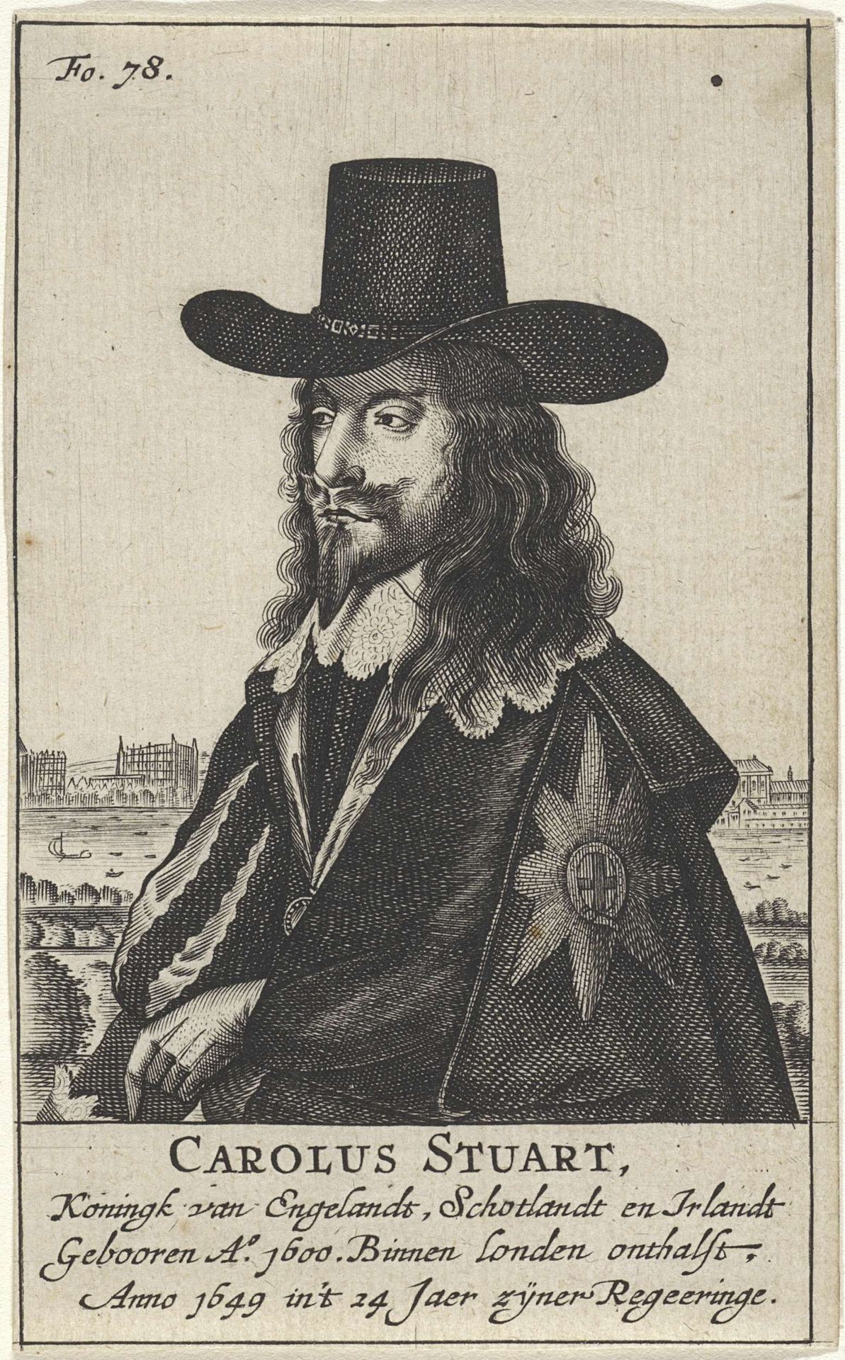 Portret van Karel I, koning van Engeland by Anonymous