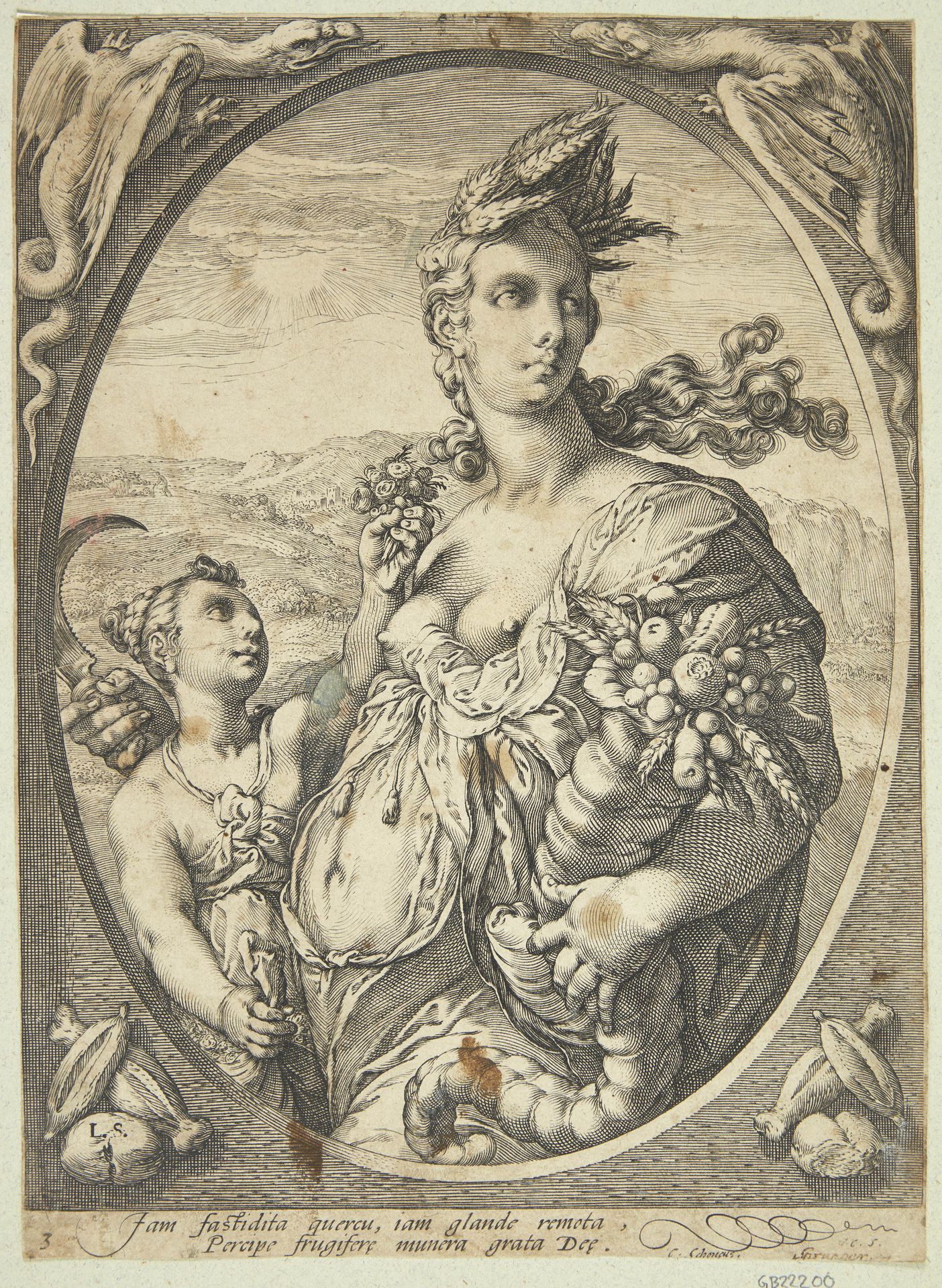 Ceres by Jan Saenredam