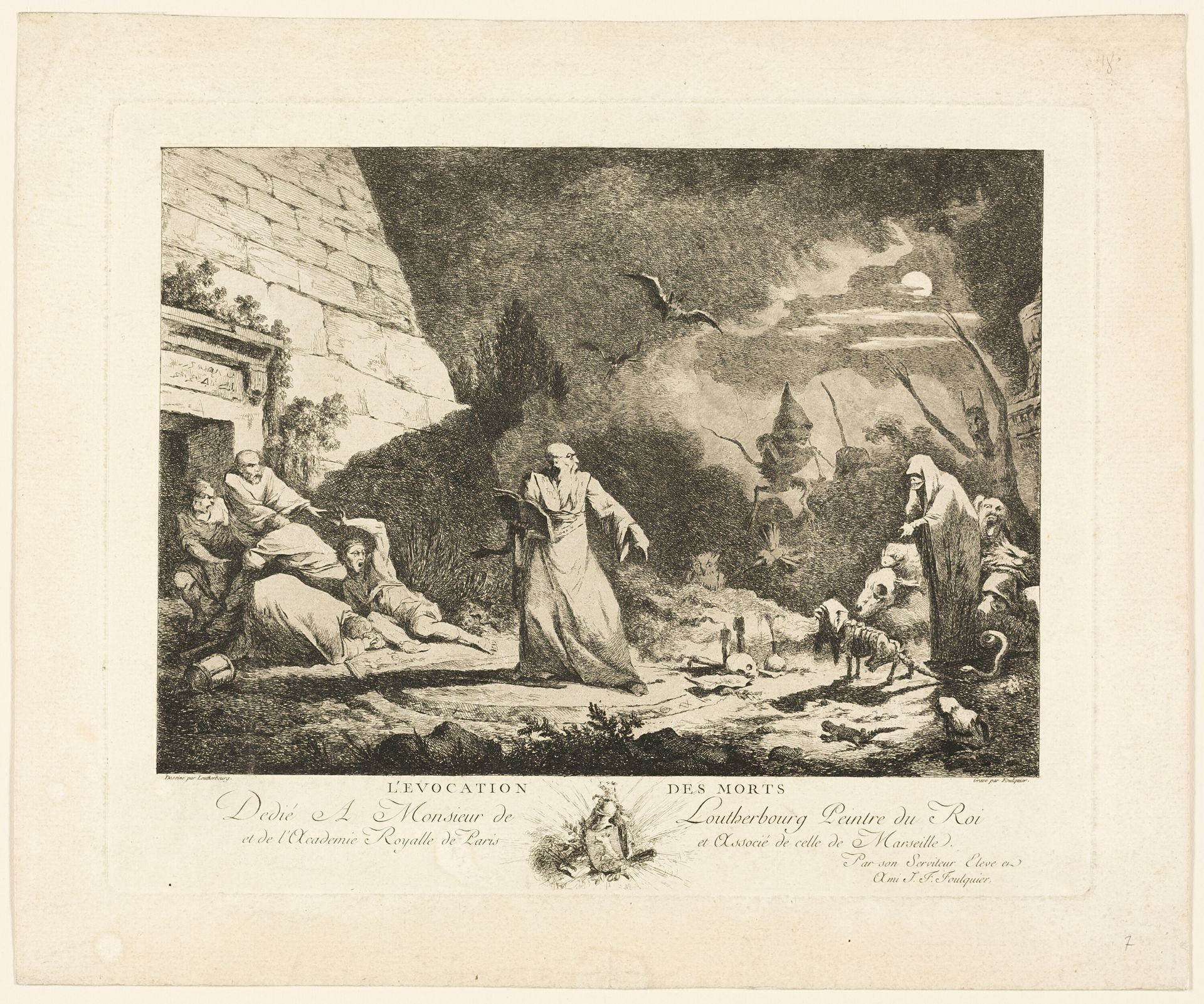 Evocation of the Dead by Joseph Francoise Foulquier
