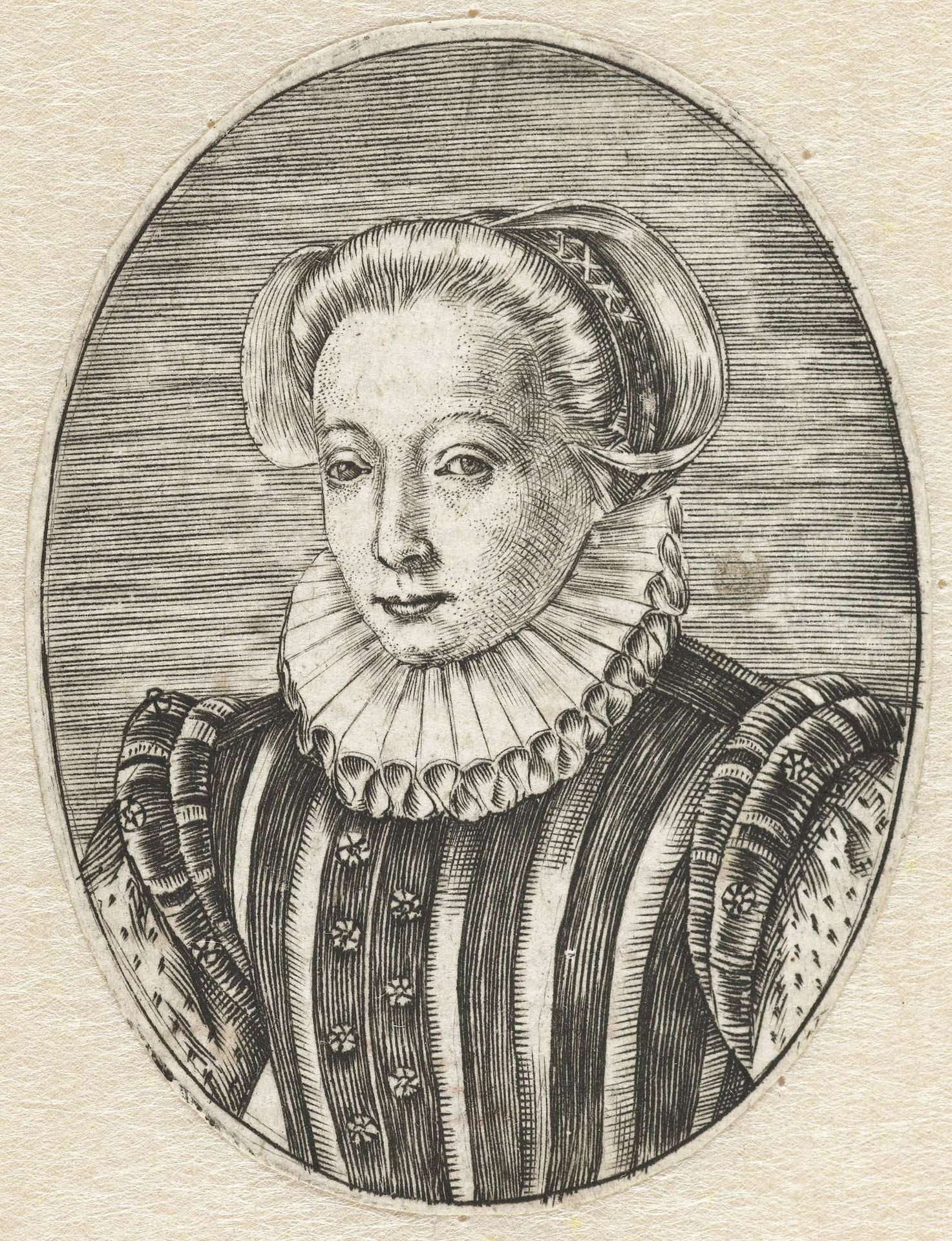 Portret van Josina Hamels by Anonymous